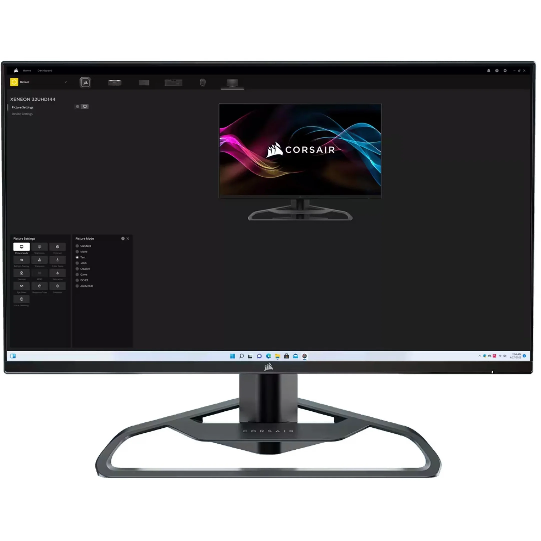 Corsair XENEON 32UHD144 32" 4K UHD Quantum Dot LED Gaming LCD Monitor - 16:9
