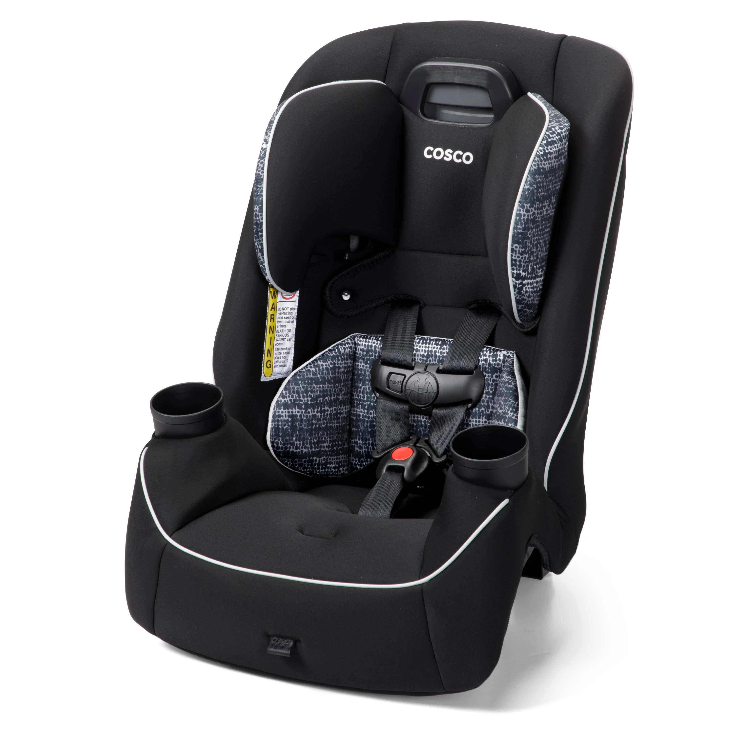 Cosco Kids Easy Elite Slim All-in-One Convertible Car Seat, Black India Ink, Infant & Toddler, Unisex