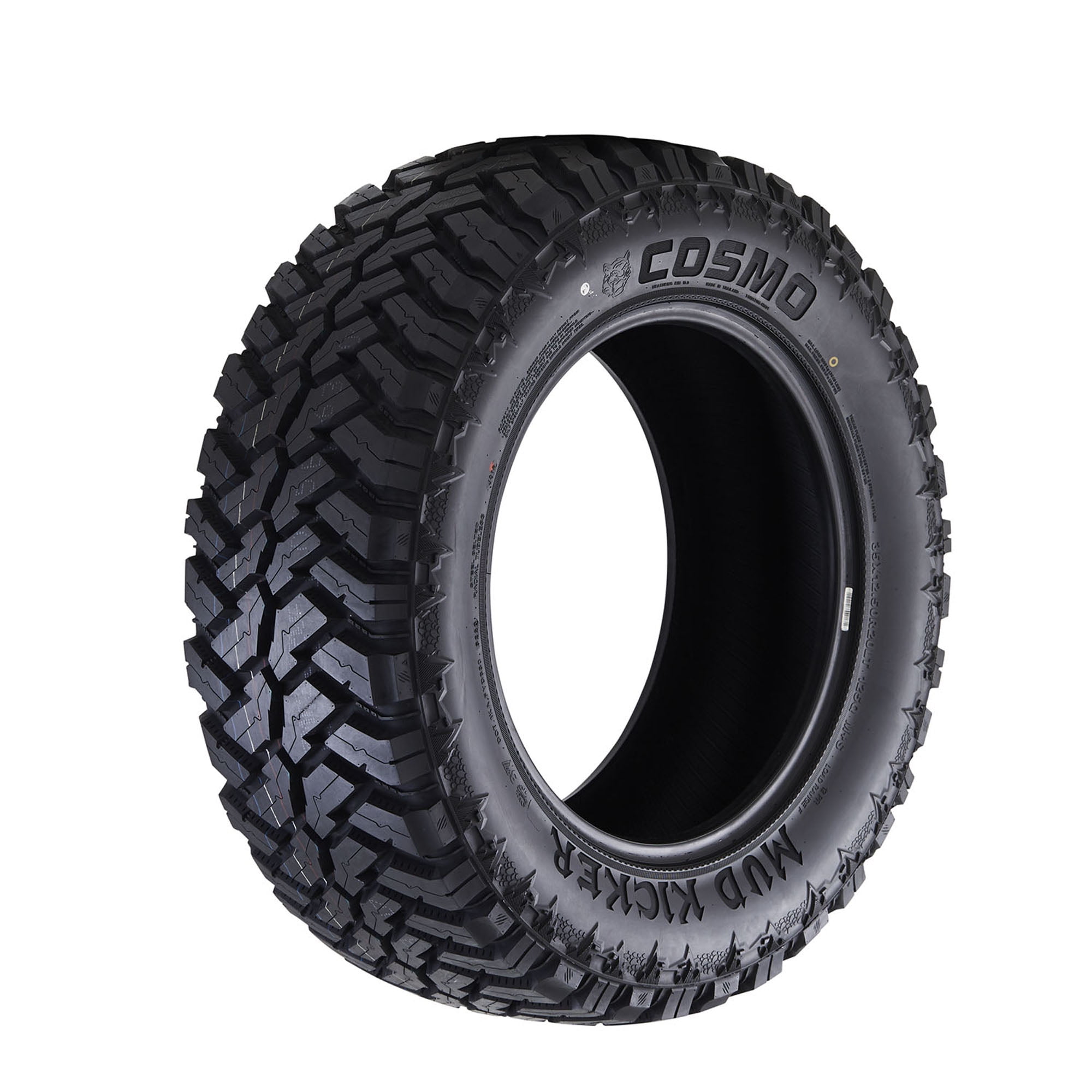 Cosmo Mud Kicker Mud Terrain LT37X13.50R20 128Q F Light Truck Tire
