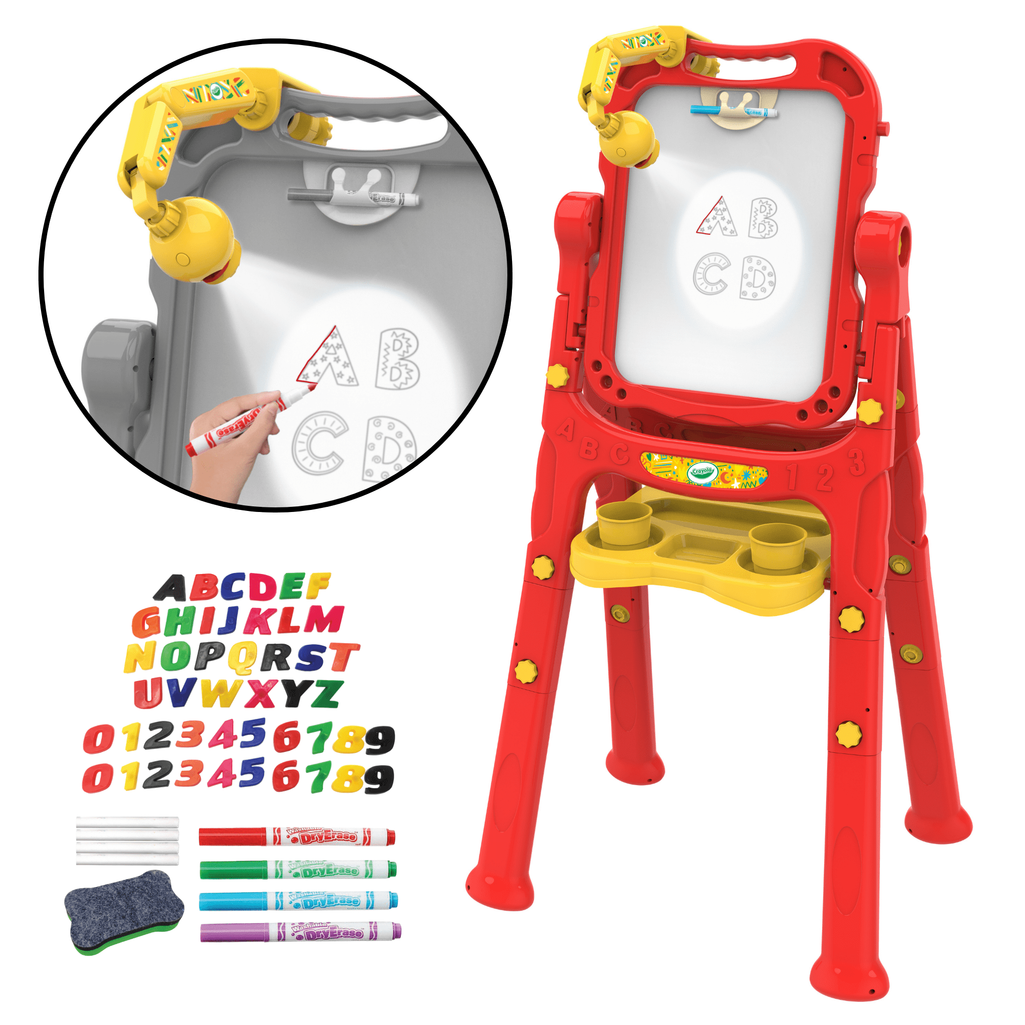 Crayola Projector Easel, Plastic Art Station for Young Children, Ages 3+