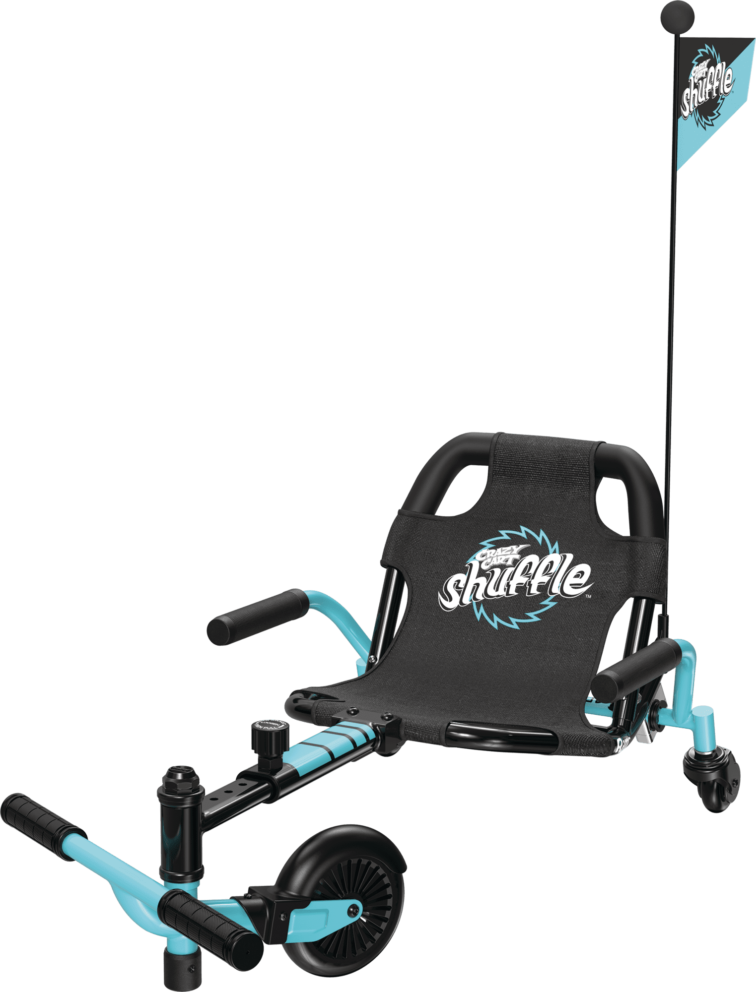 Crazy Cart Shuffle by Razor, Kid-Powered Drifting Go-Kart, Ride-on for Ages 4+, Adjustable Frame