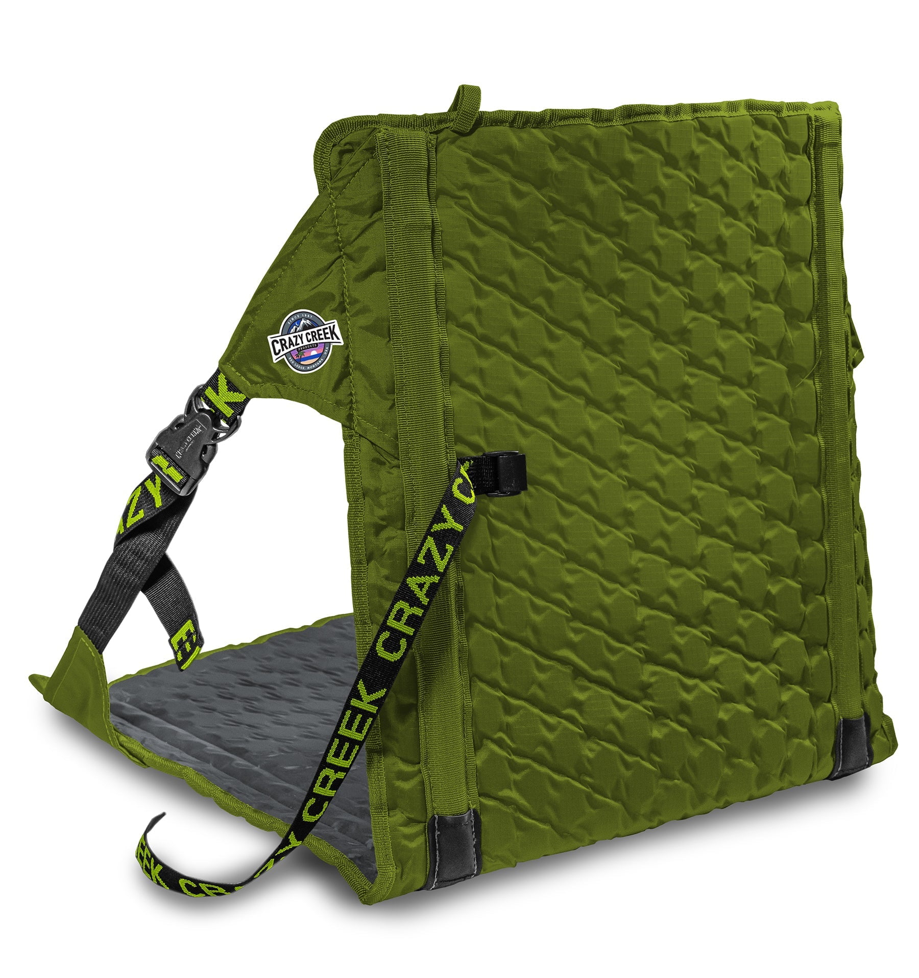 Crazy Creek HEX 2.0 Original Chair, Packable and Lightweight, Olive