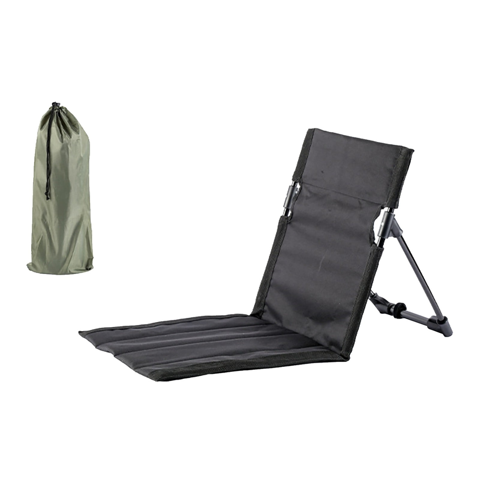 Cushion Clearance Miayilima Folding Beach Chair Outdoor Camping Chair Portable Foldable Camping Chair With Storage Bag Lightweight Beach Floor Chair Beach Chair for Fishing Barbecues Hiking