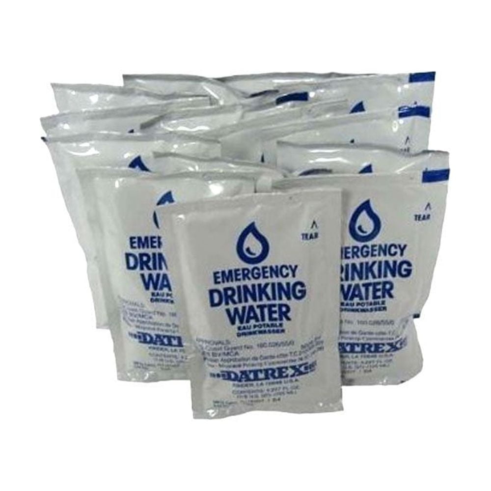 Datrex 125-ml Emergency Disaster or Survival Water Pouch (Pack of 128)