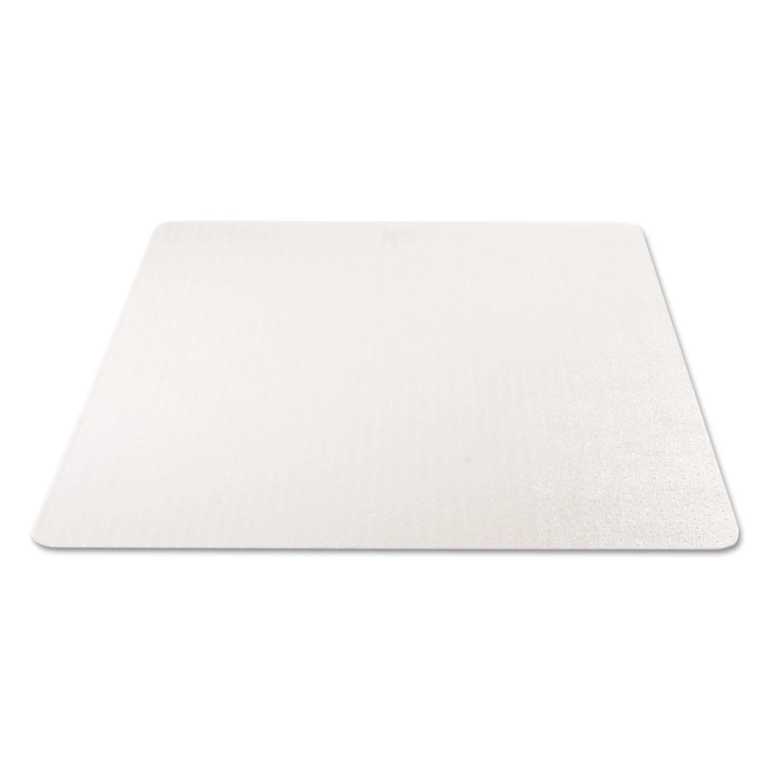Deflecto EconoMat Occasional Use Chair Mat, Low Pile Carpet, Flat, 46 x 60, Rectangle, Clear