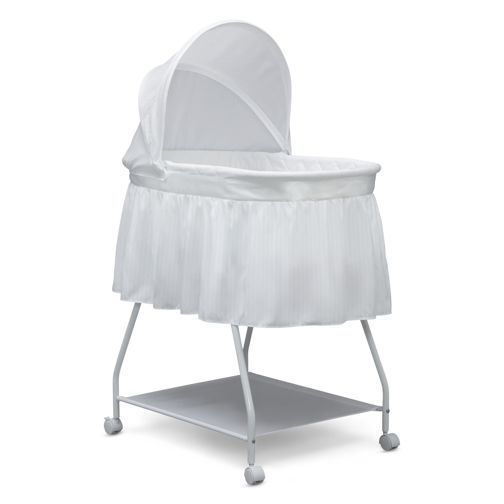 Delta Children Classic Sweet Beginnings Bassinet, White