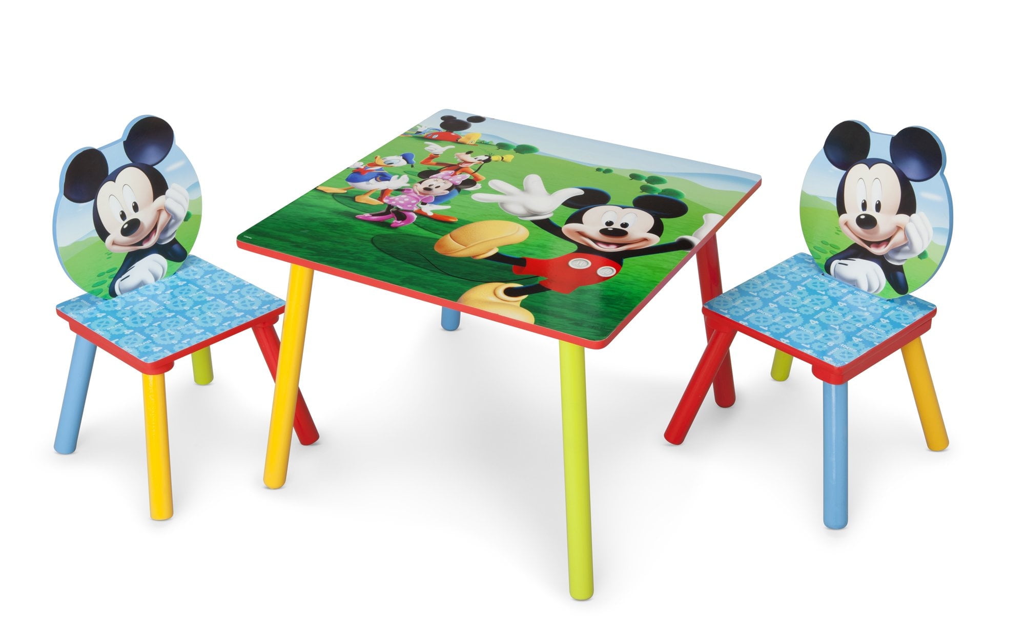 Delta Children Kids Table and Chair Set, Disney Mickey Mouse