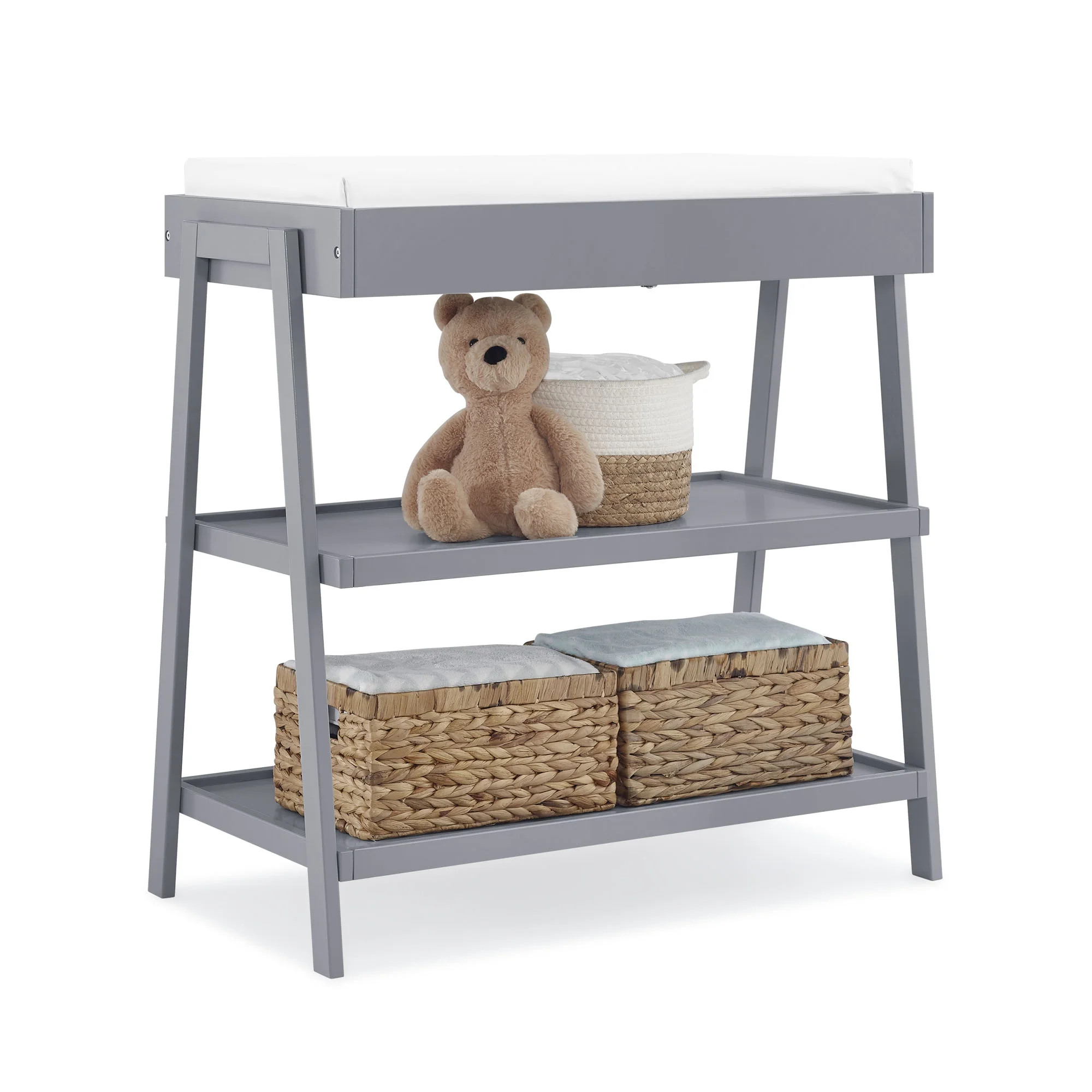 Delta Children Scout Changing Table - Greenguard Gold Certified, Grey