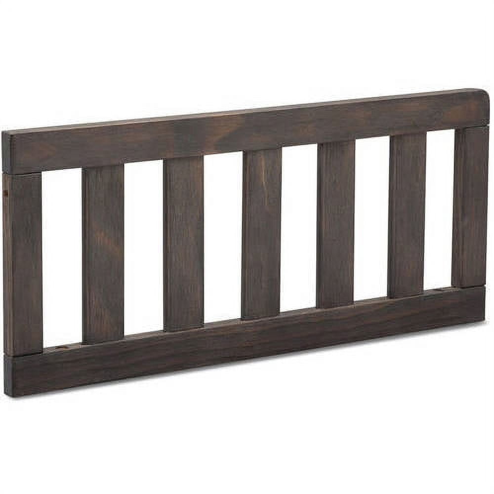 Delta Children Toddler Guardrail #701725, Greenguard Gold Certified, Rustic Grey