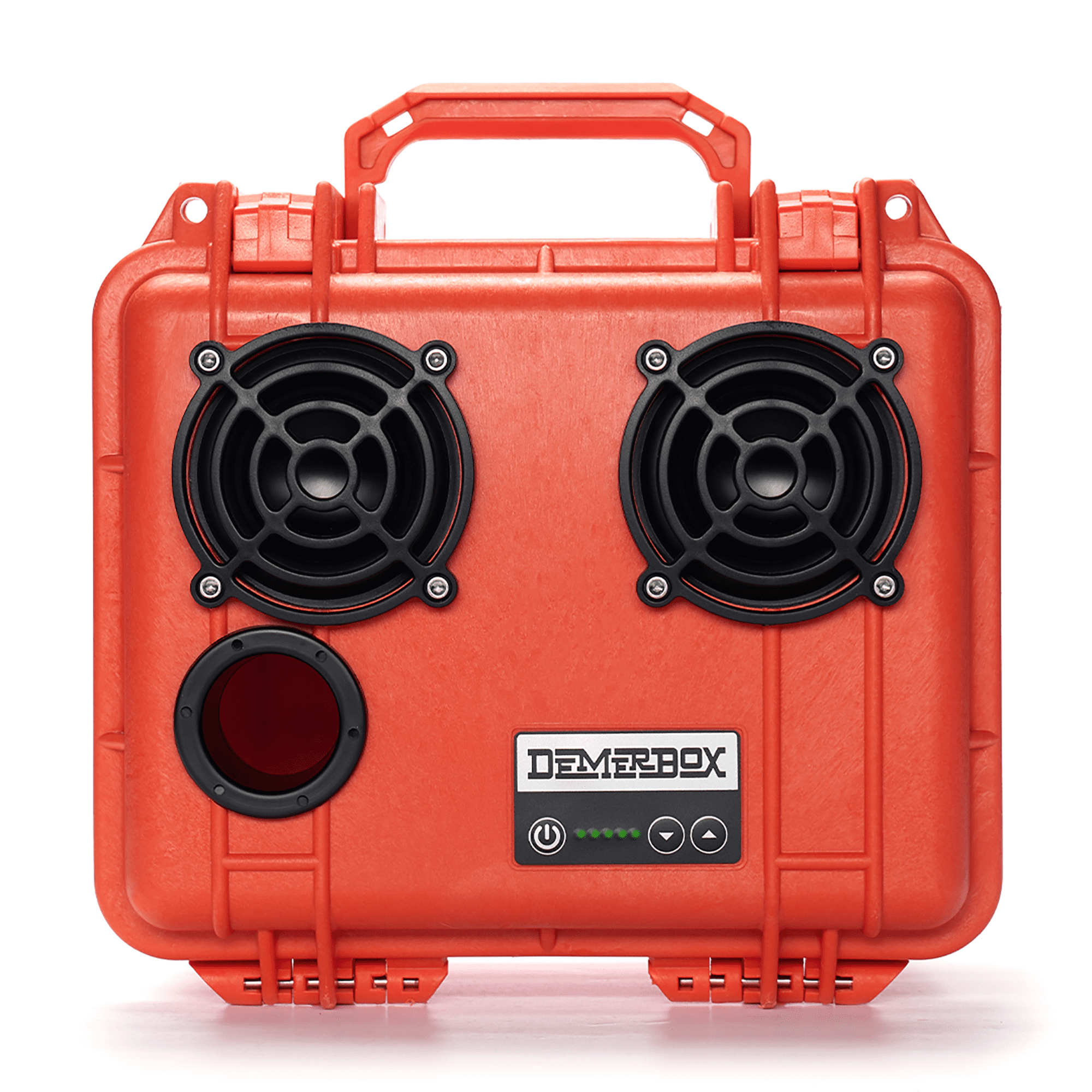 DemerBox DB2 Wireless Speakers Waterproof Portable Rugged Outdoor 40+ h Battery, Orange