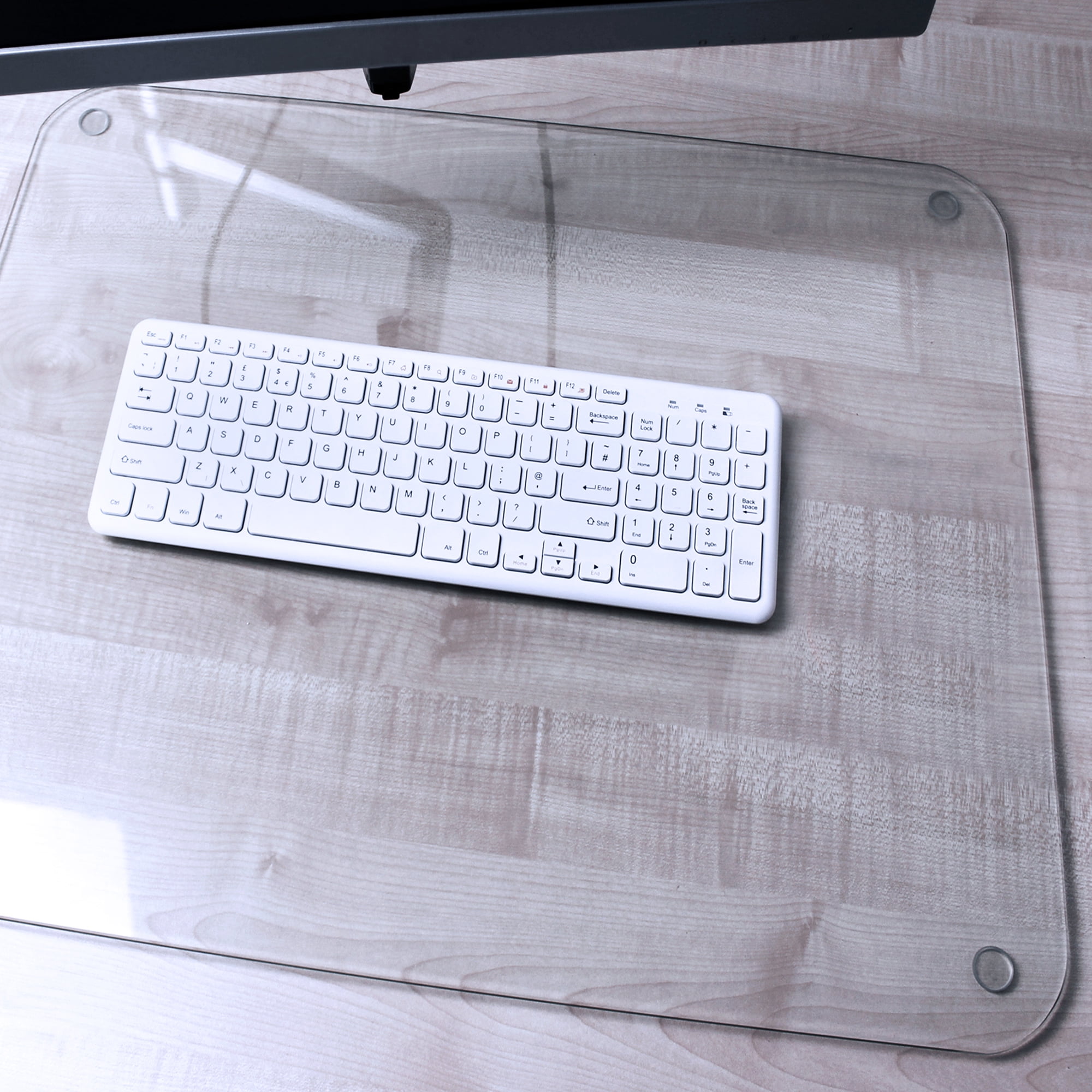 Desktex® Glass Desk Pad - 19" x 24"