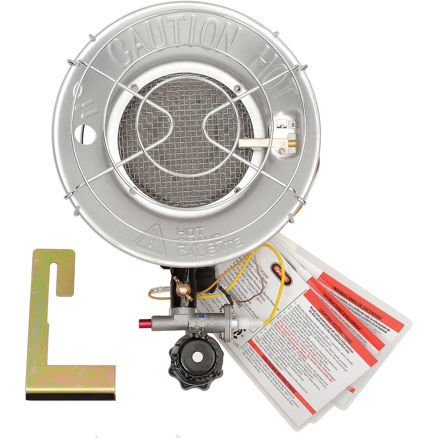Dyna-Glo 15,000 BTU Propane (LP) Tank Top Portable Heater - CSA - Tank Not Included