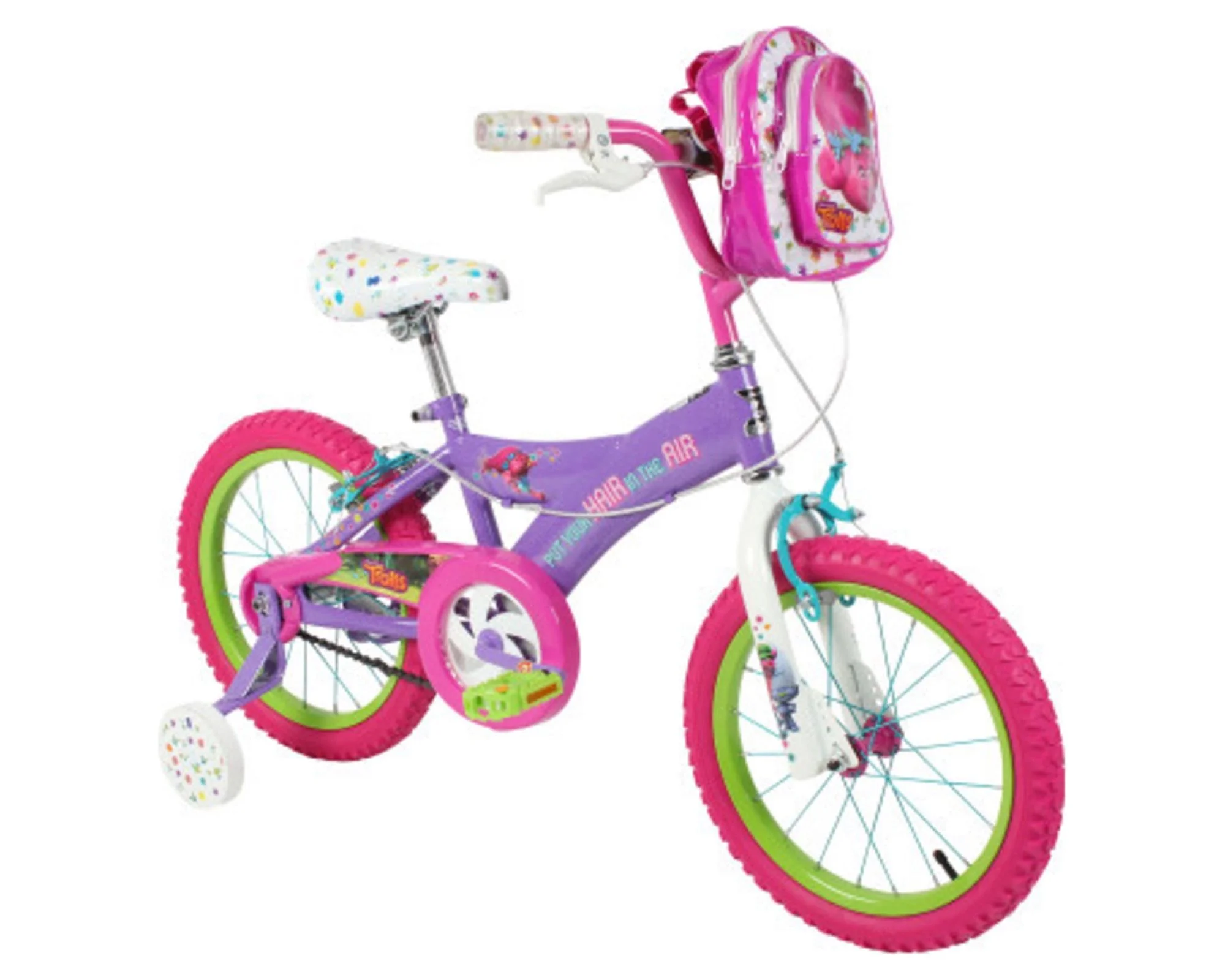Dynacraft Trolls 16-Inch Girls BMX Bike For Age 5-7 Years