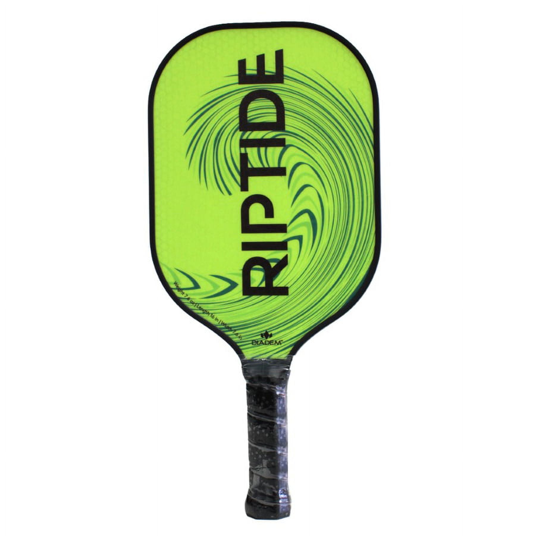 Diadem Sports Riptide HMT Fiber Pickleball Paddle in Yellow for All Skill Levels,7.6oz