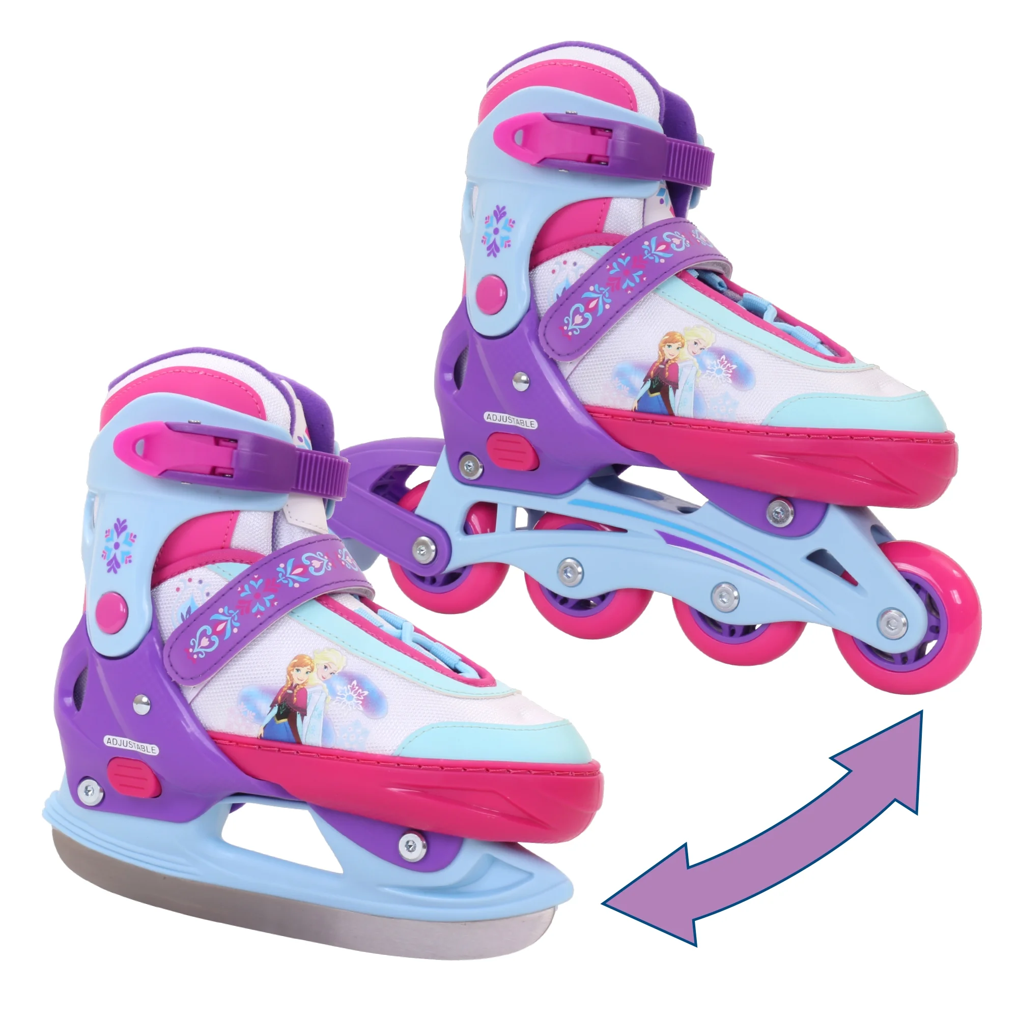 Disney Frozen Switcher Skate Youth Size 12-2, Purple