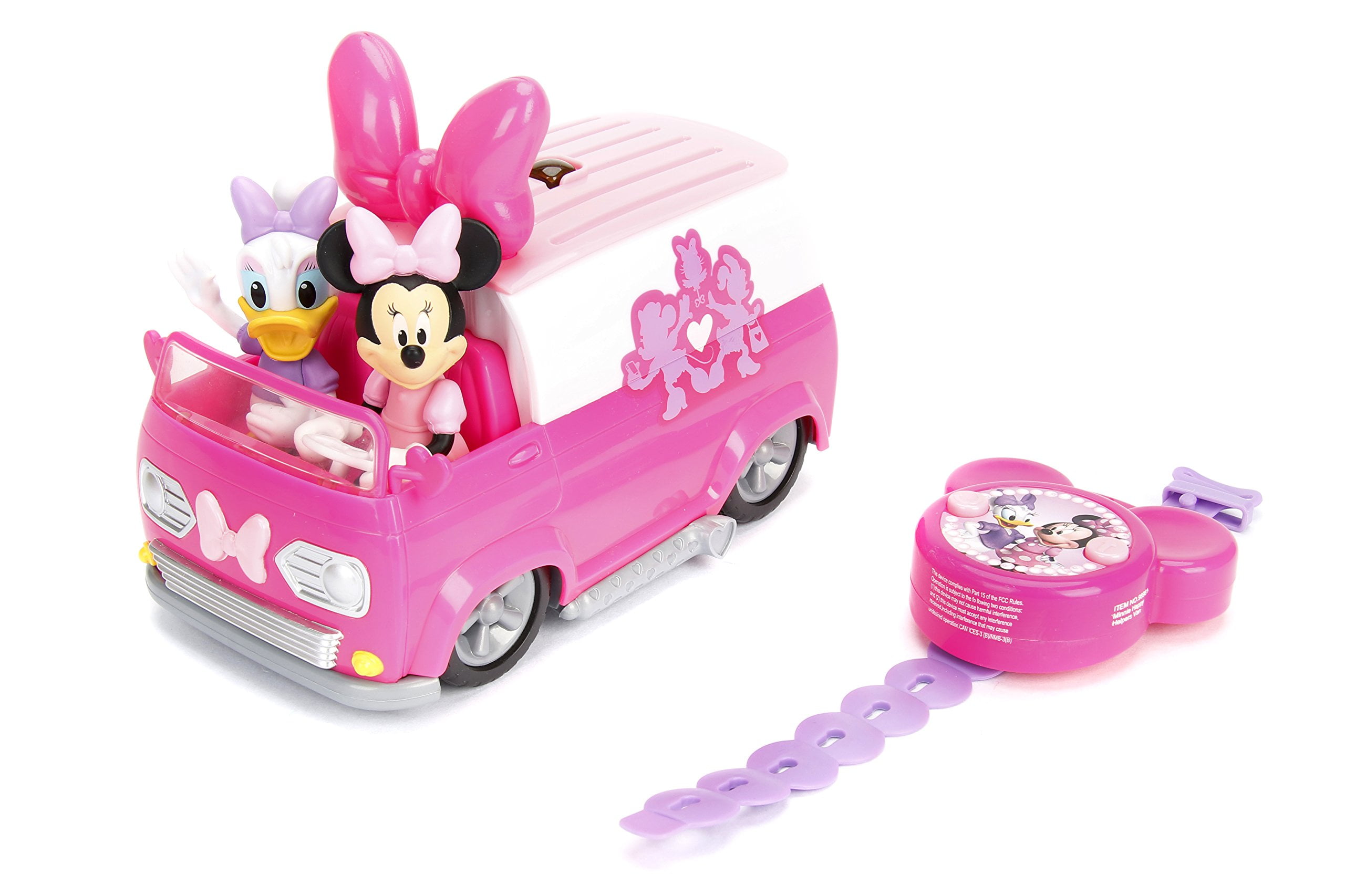 Disney Junior Minnie Mouse 7.5" Happy Helper Van RC Remote Control Car Pink Radio Control Cars