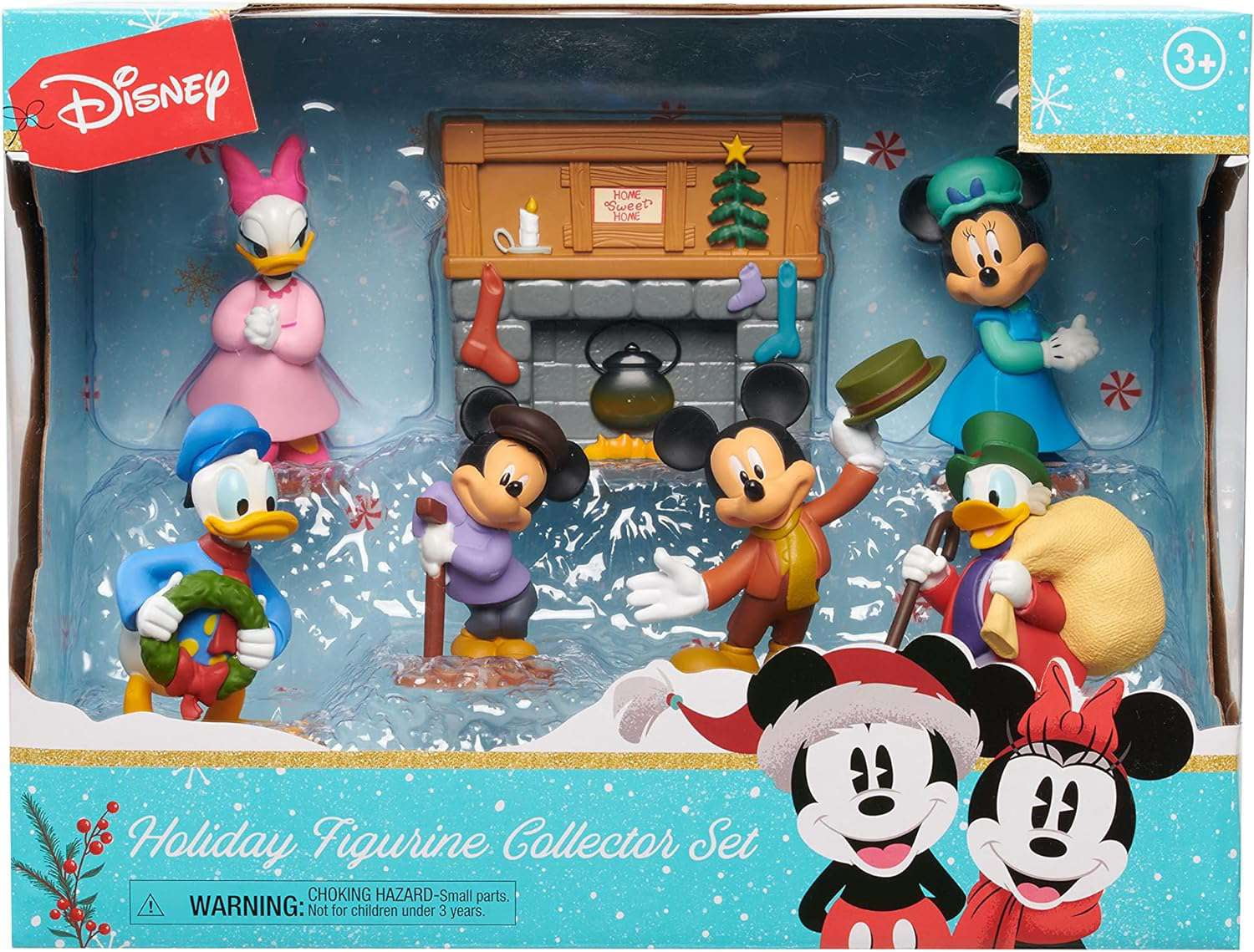 Disney Mickey's Christmas Carol Holiday Figurine Collector Set ~ 7 piece