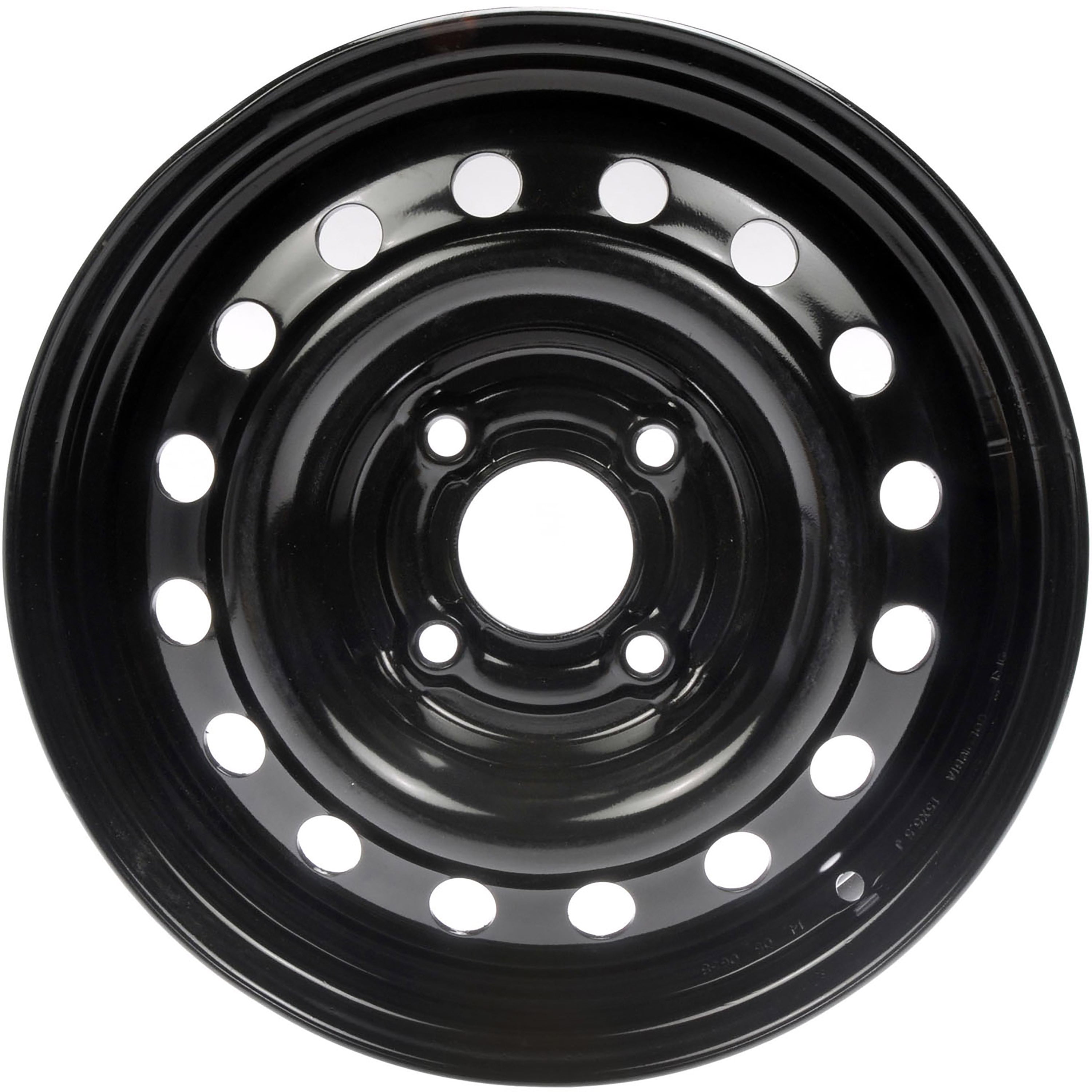 Dorman 939-114 Steel 15" Wheel Rim 15 x 5.5-inch 4-Lug Black, for Specific Hyundai Models