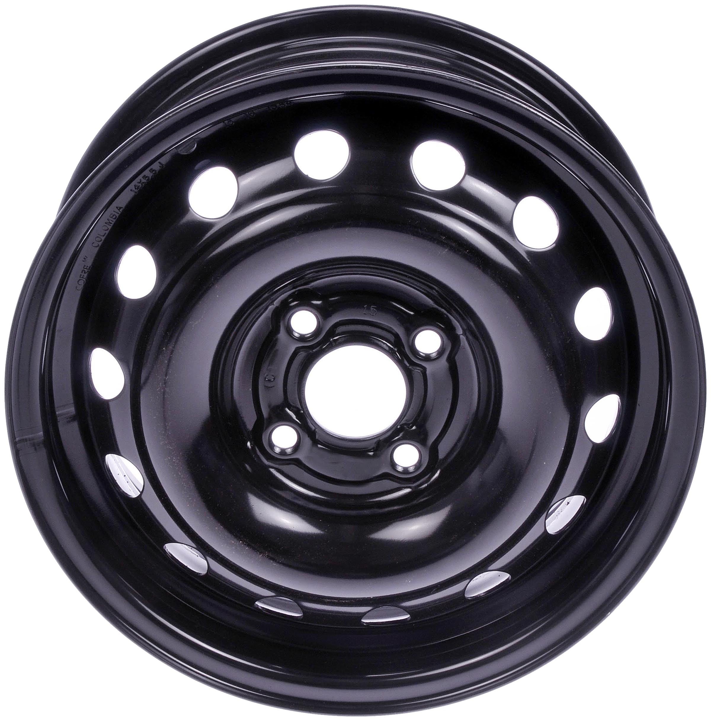Dorman 939-162 Steel 14" Wheel Rim 14 x 5.5-inch 4-Lug Black, for Specific Honda Models