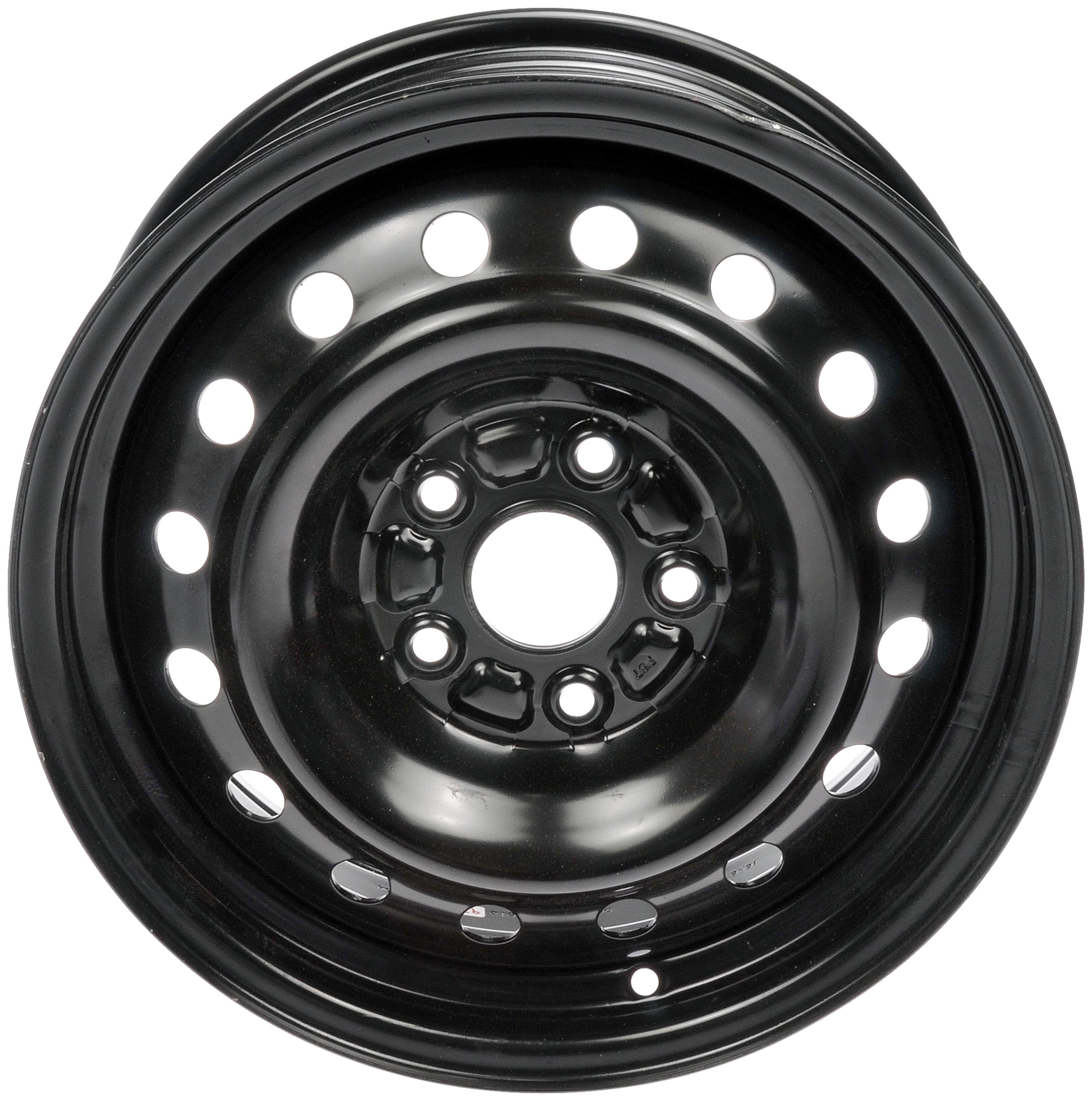 Dorman 939-242 Steel 16" Wheel Rim 16 x 6.5-inch 5-Lug Black, for Specific Toyota Models