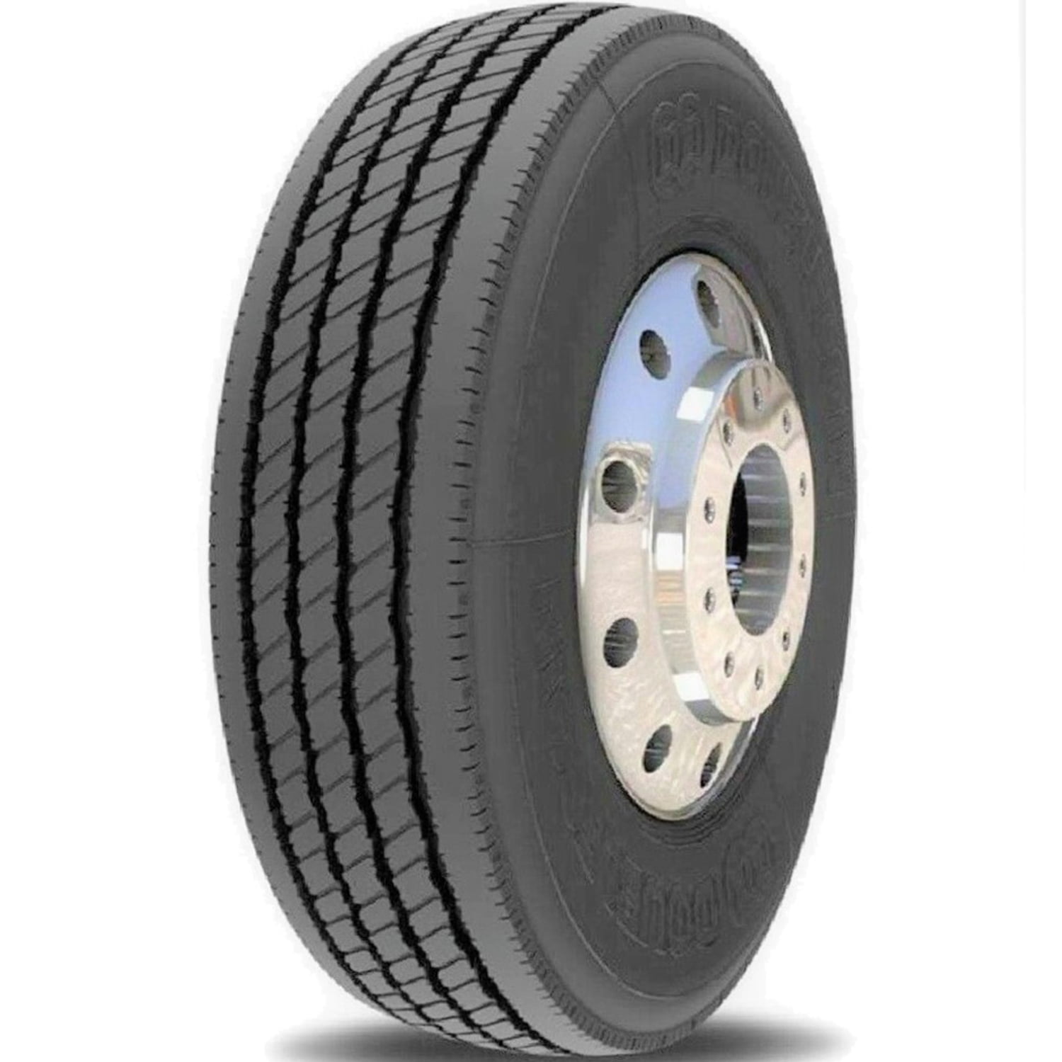 Double Coin RT600 Premium Low Profile Regional/All-Position Steer Commercial Radial Truck Tire - 245/70R19.5 16 ply.