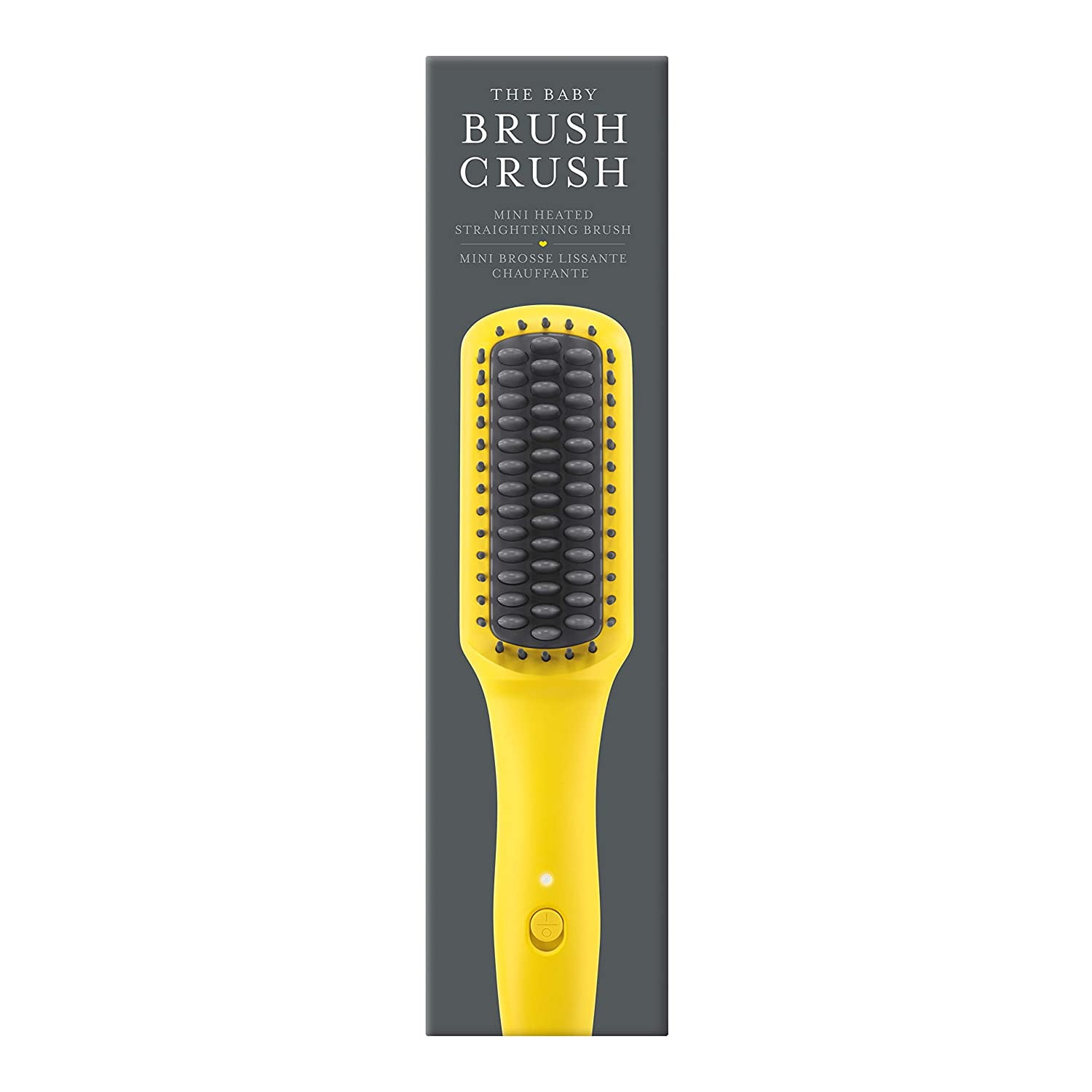 Drybar The Baby Brush Crush Mini Heated Straightening Hair Brush