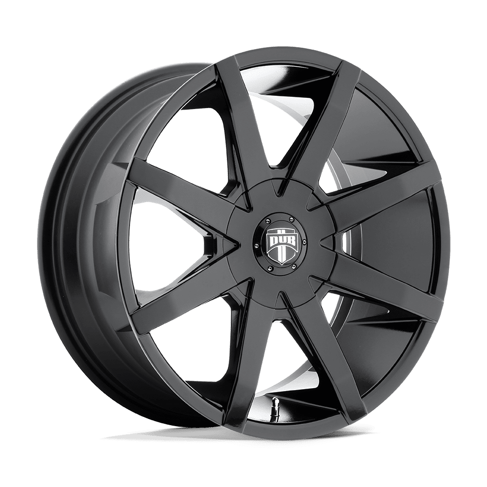 Dub S110 Push 20X8.5 5X114.3/5X127 30Et 87.1Cb Gloss Black Wheel
