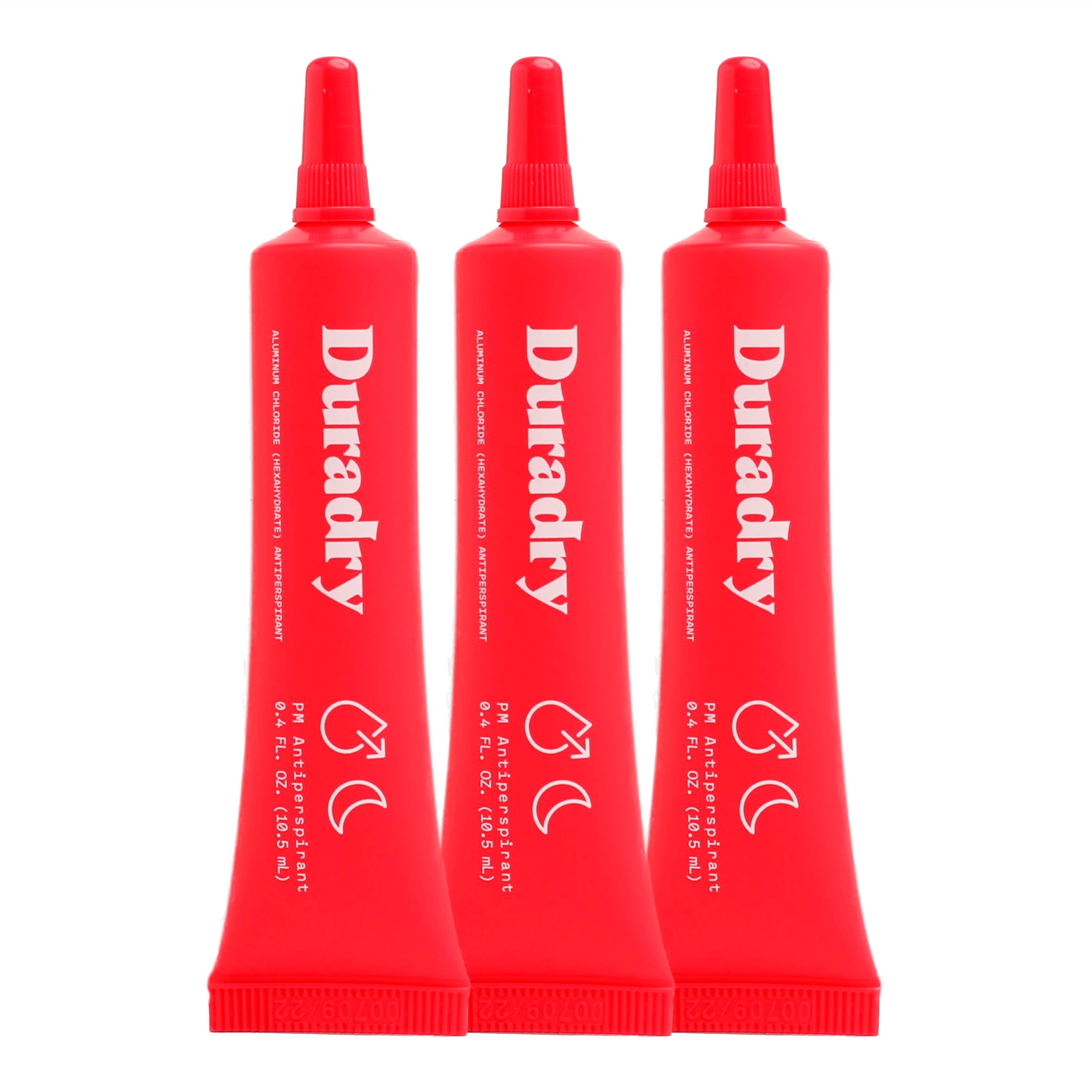 Duradry Prescription Strength Sweat Minimizing Gel, Unscented, 0.4 fl oz, 3 Pack