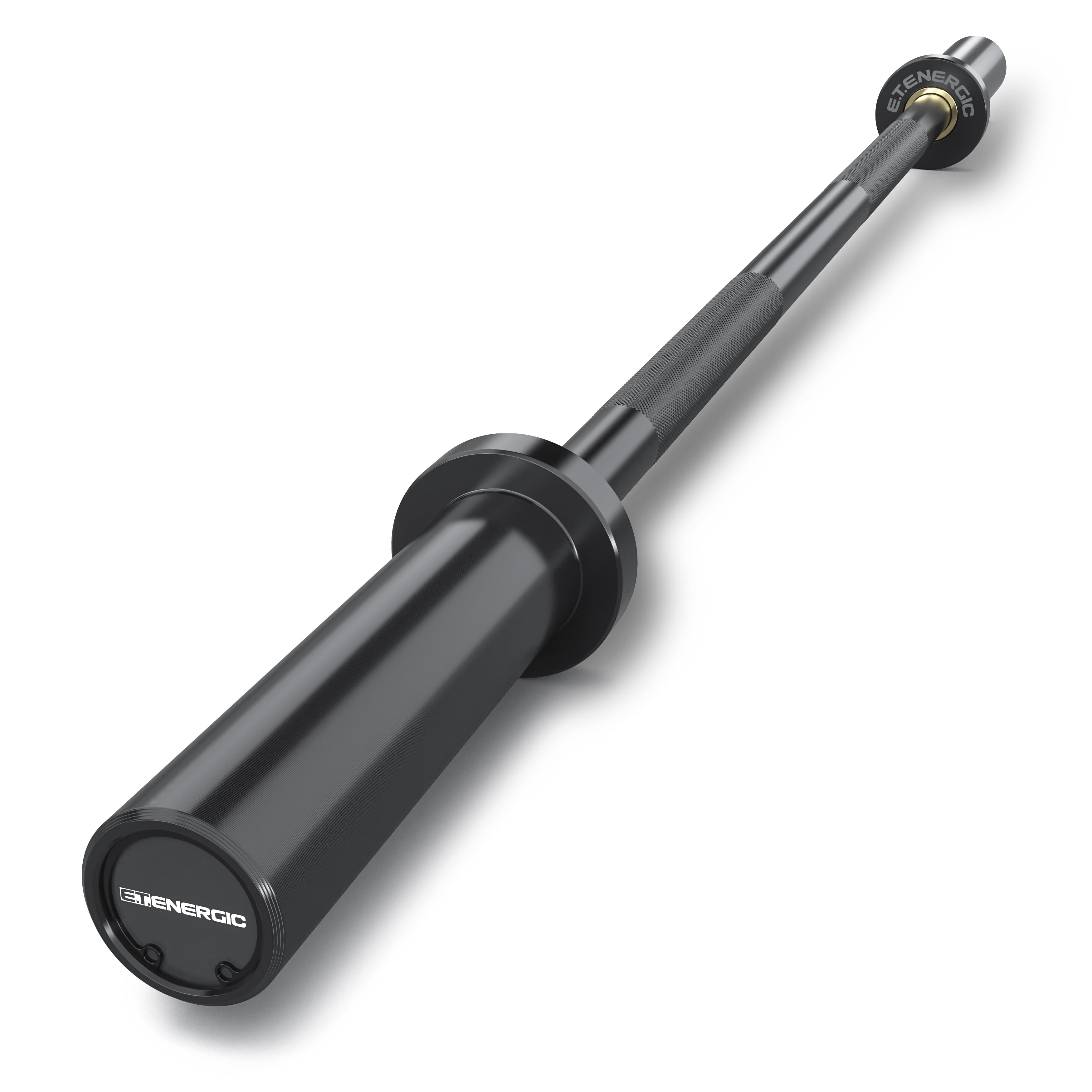 E.T.ENERGIC 47" Olympic Bar for Weightlifting and Power Lifting Weight Barbell 500 lb Capacity