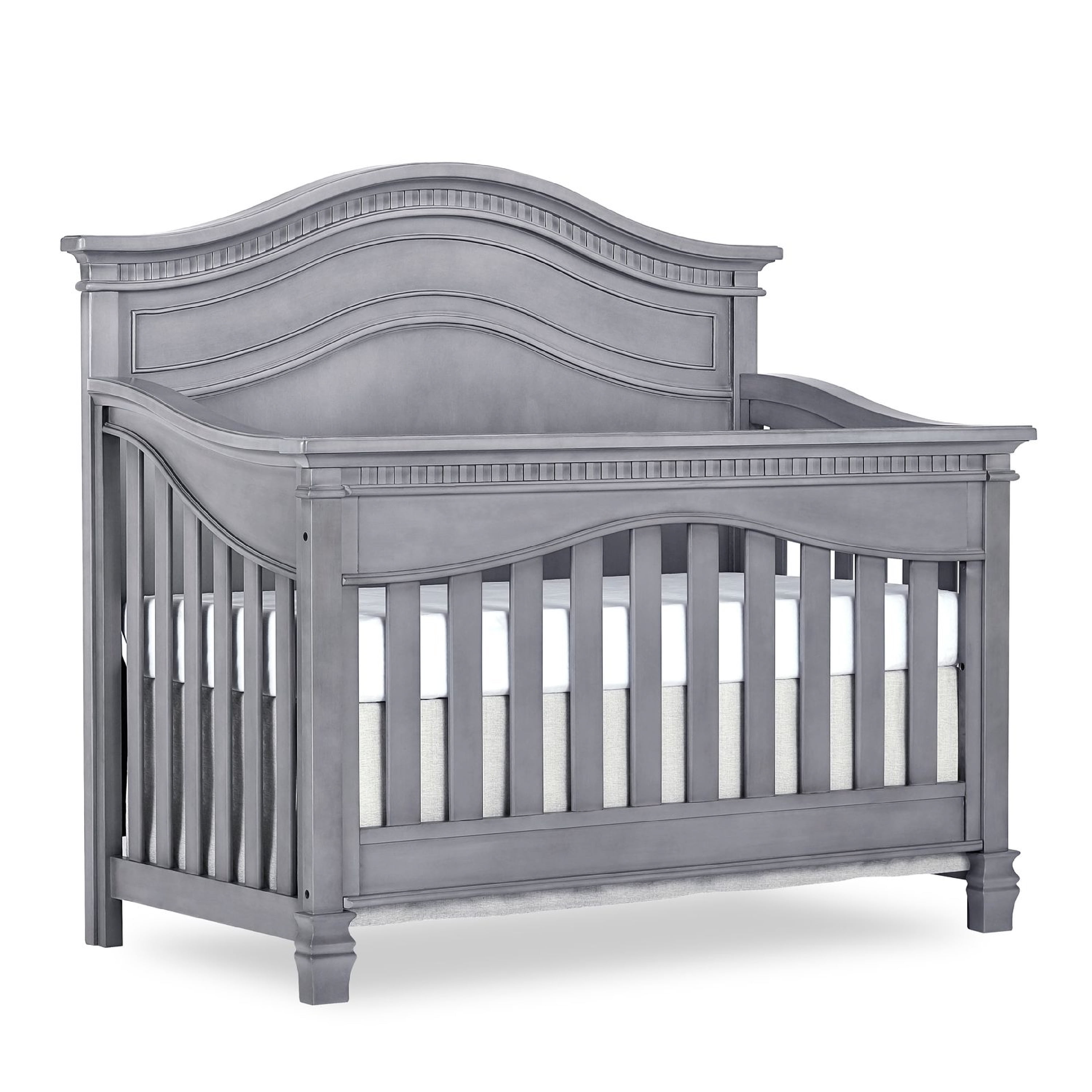 Evolur Cheyenne 5-in-1 Full Panel Convertible Crib, Stormy Grey