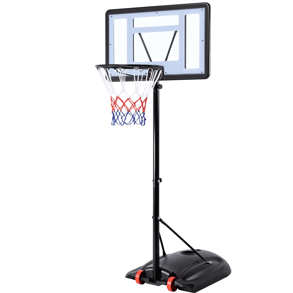 Renwick 5.6'-7.6' Adjustable Height 28" Outdoor Portable Basketball System (Child)
