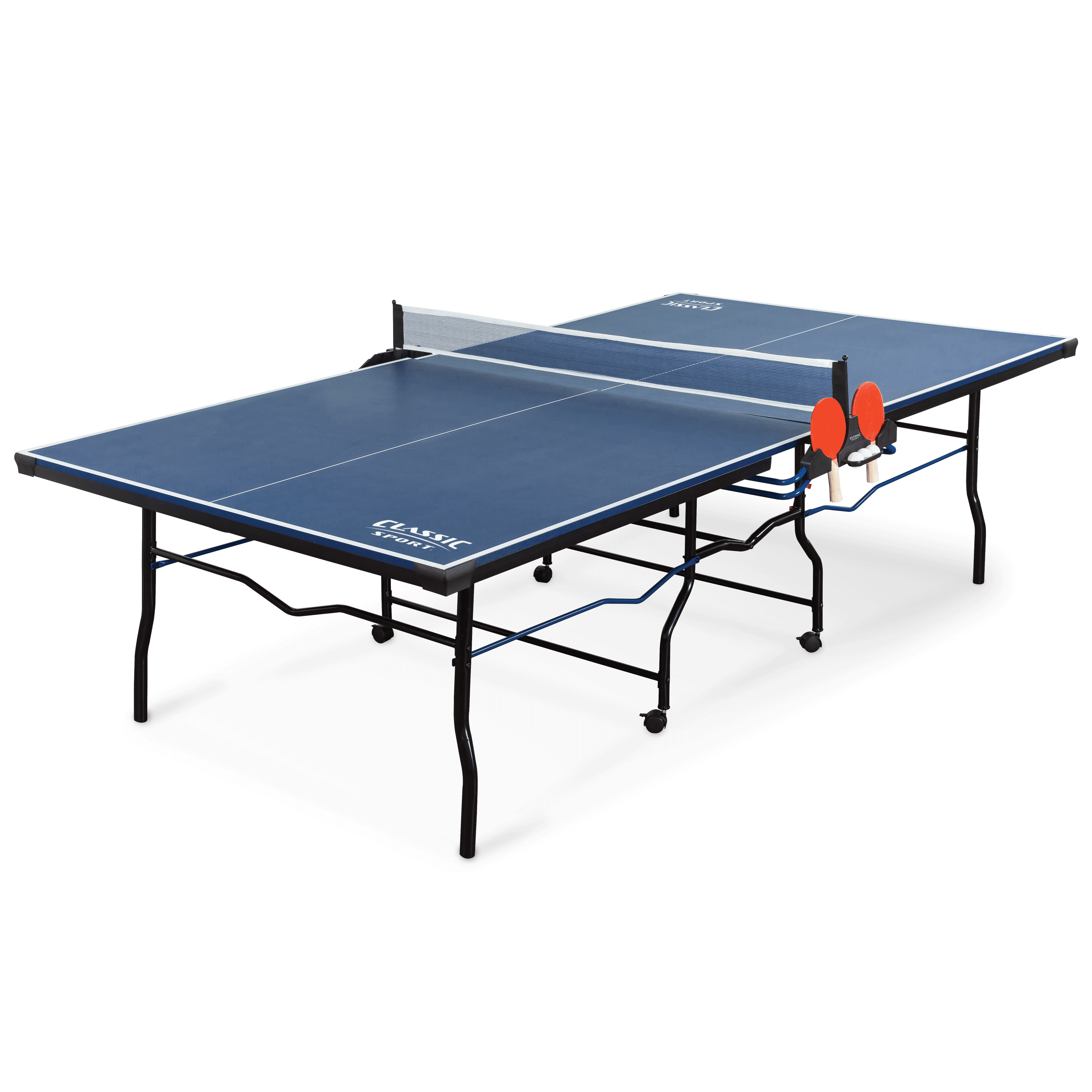 EastPoint Sports Classic Sport 15mm Table Tennis Table, Tournament Size 9 ft. x 5 ft. for Indoor Game Room