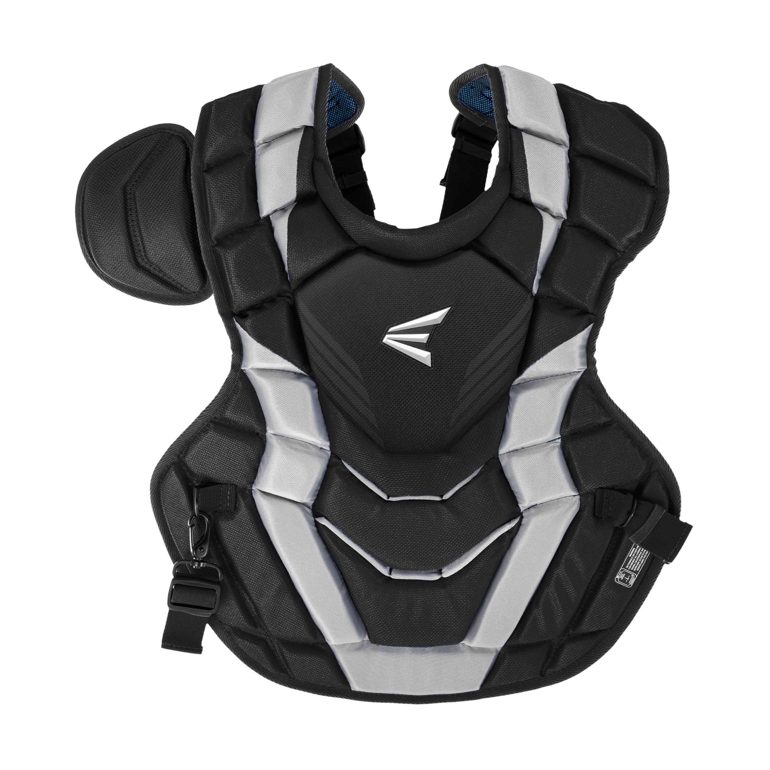 Easton Elite X Baseball Intermediate Chest Protector | Black/Silver | Intermediate