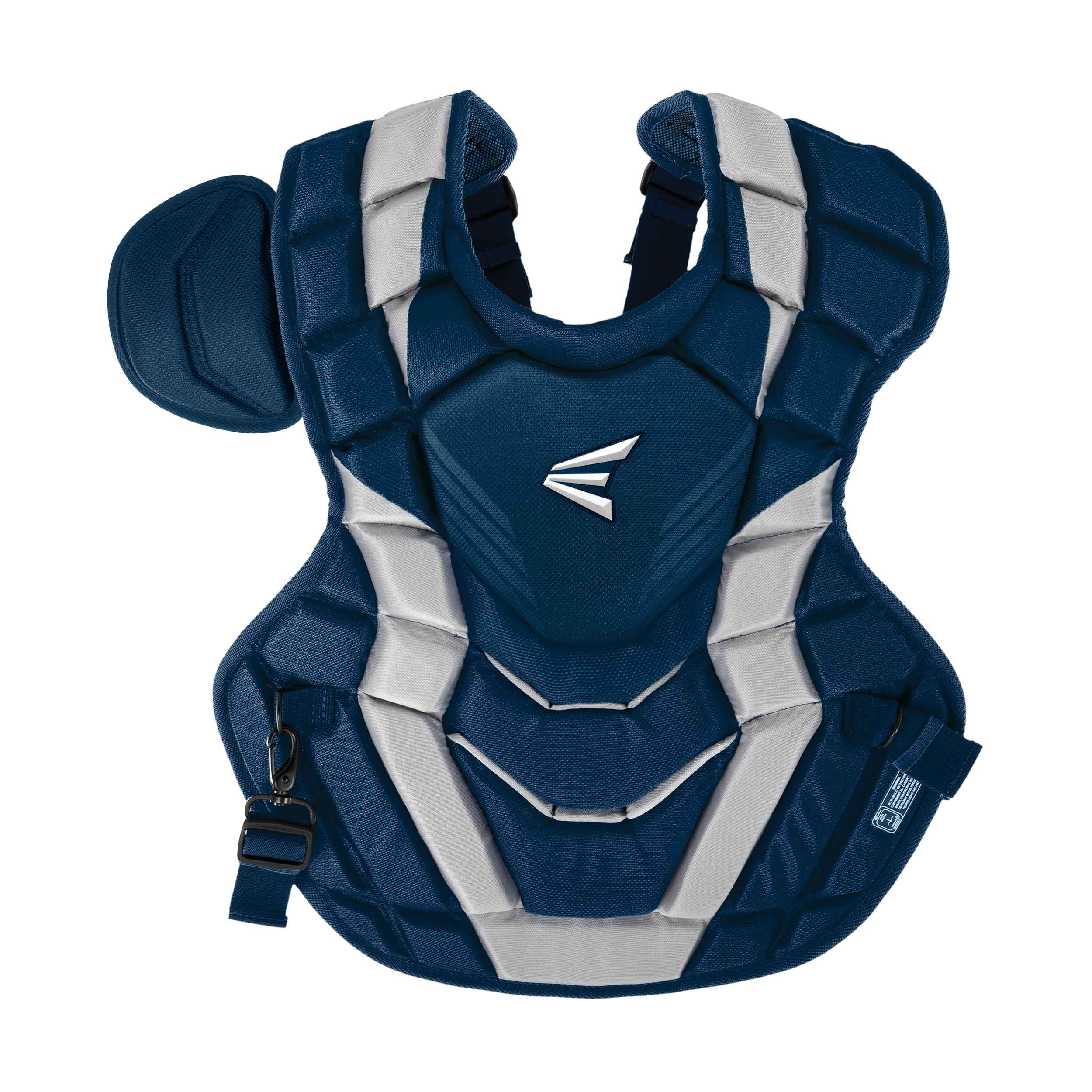Easton Elite X Baseball Intermediate Chest Protector | Navy/Silver | Intermediate