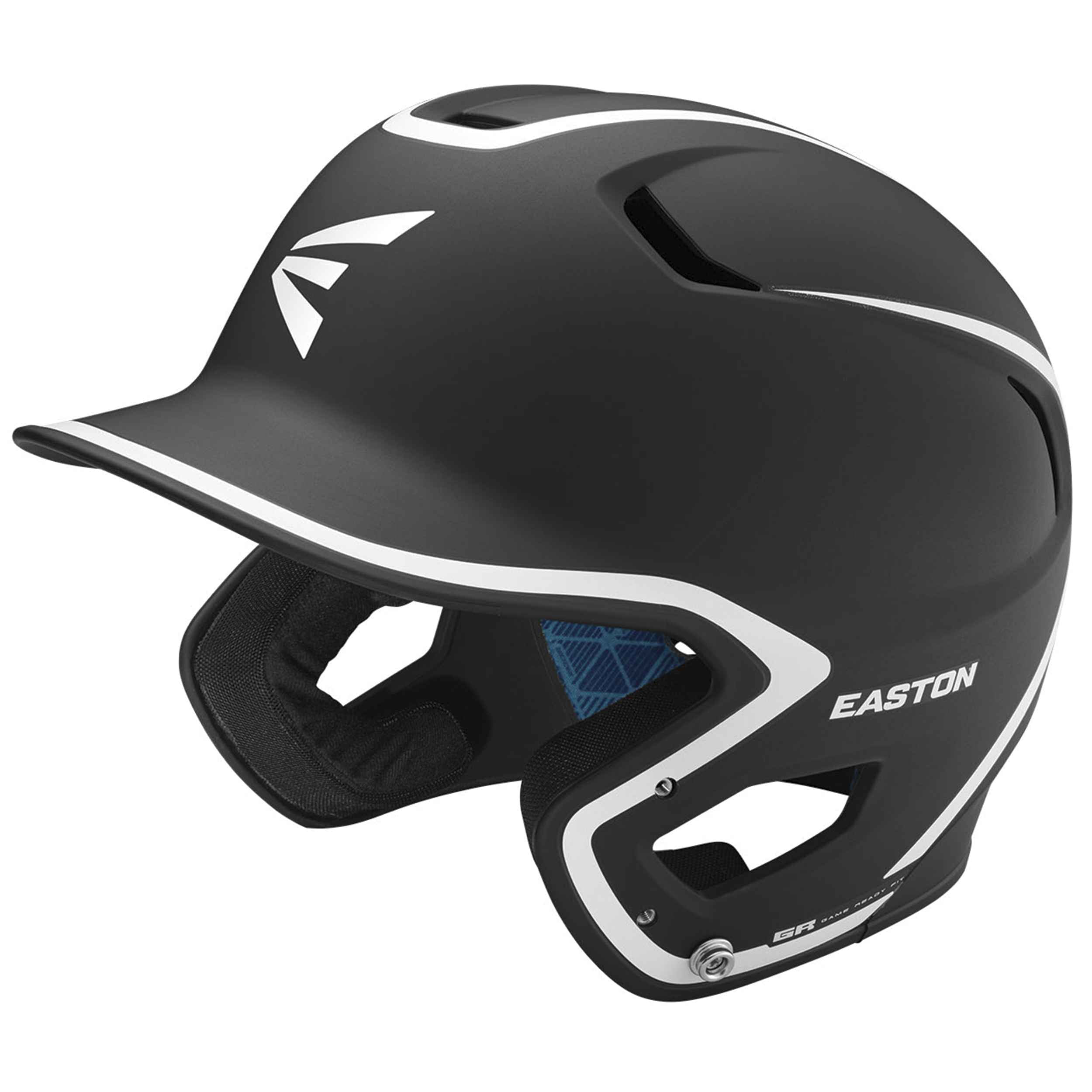 Easton Z5 2.0 Matte Two-Tone Batting Helmet - Senior | Black/White | Senior