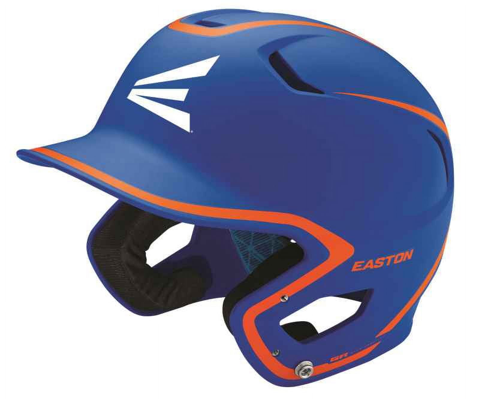 Easton Z5 2.0 Matte Two-Tone Batting Helmet - Senior | Royal/Orange | Senior
