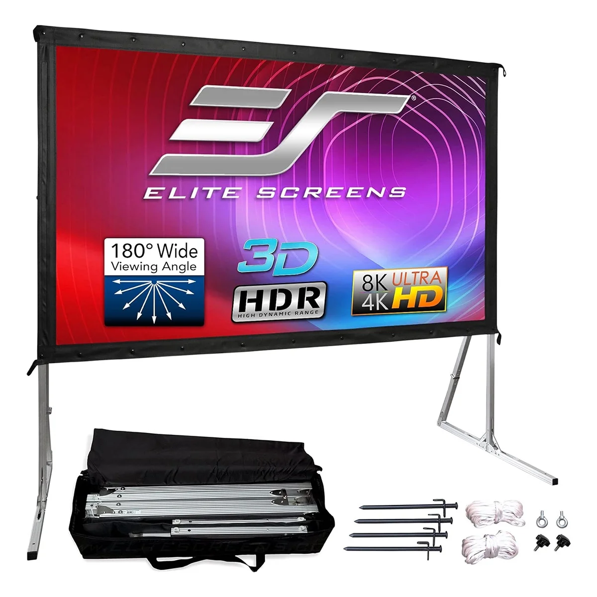 Elite Screens OMS110H2 Yard Master 2 110" CineWhite Outdoor Projector Screen