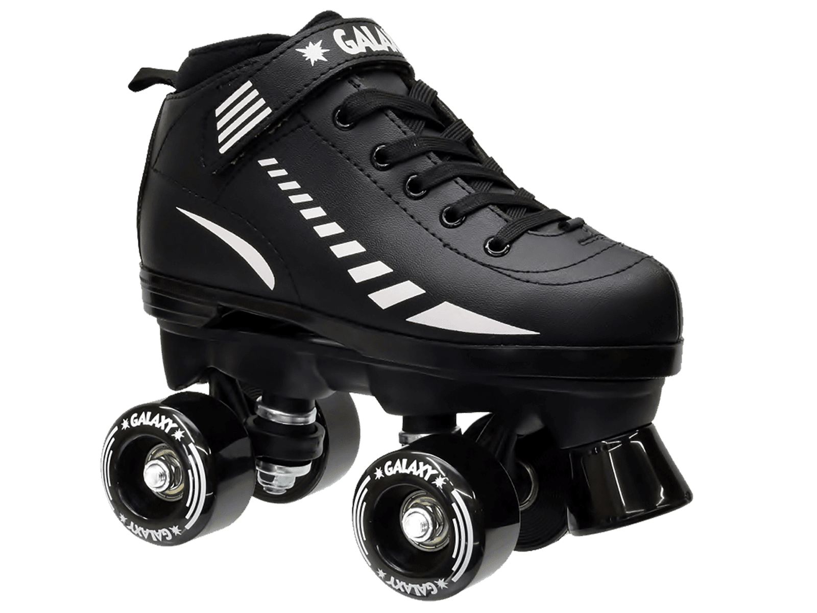 Epic Galaxy Elite Black Quad Roller Skates - Size 4