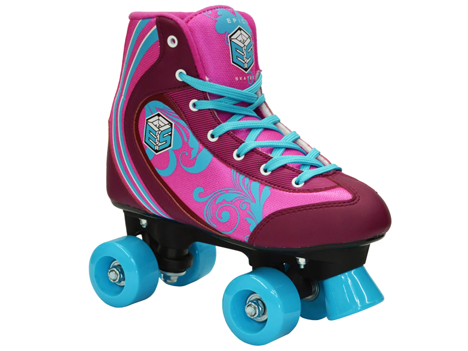 Epic Skates Cotton Candy Kids Quad Roller Skates