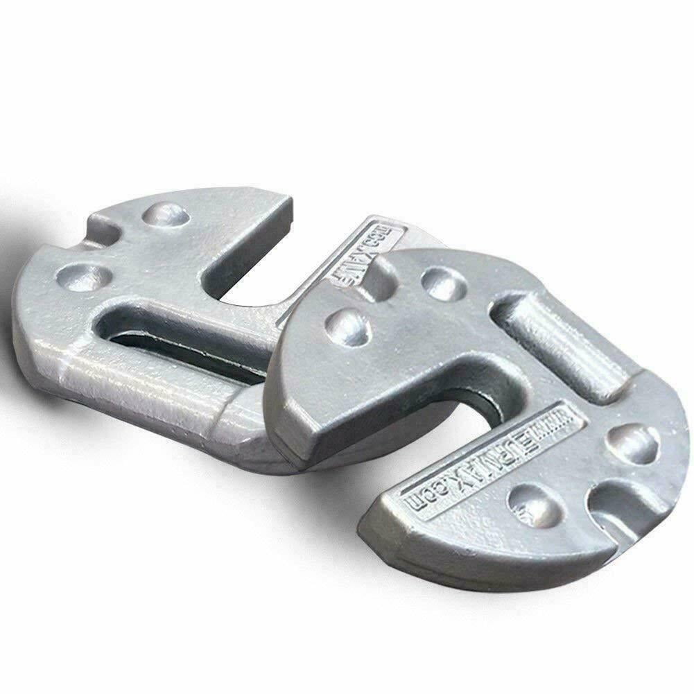 Eurmax Canopy Weights,Silver Iron Weights for Pop up Canopy,2-Pc Pack,44 Lbs