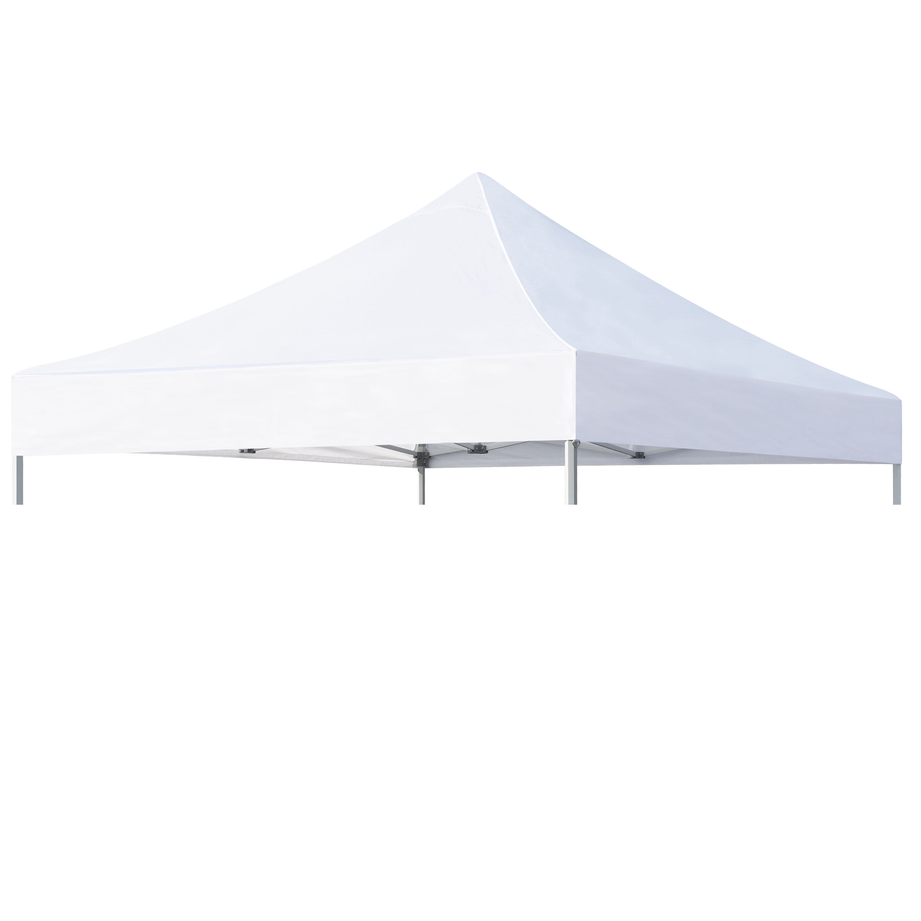 Eurmax USA Replacement Canopy Tent Top Cover for 10x10 Pop Up Canopy ,Instant Ez Canopy Top Cover ONLY(White)