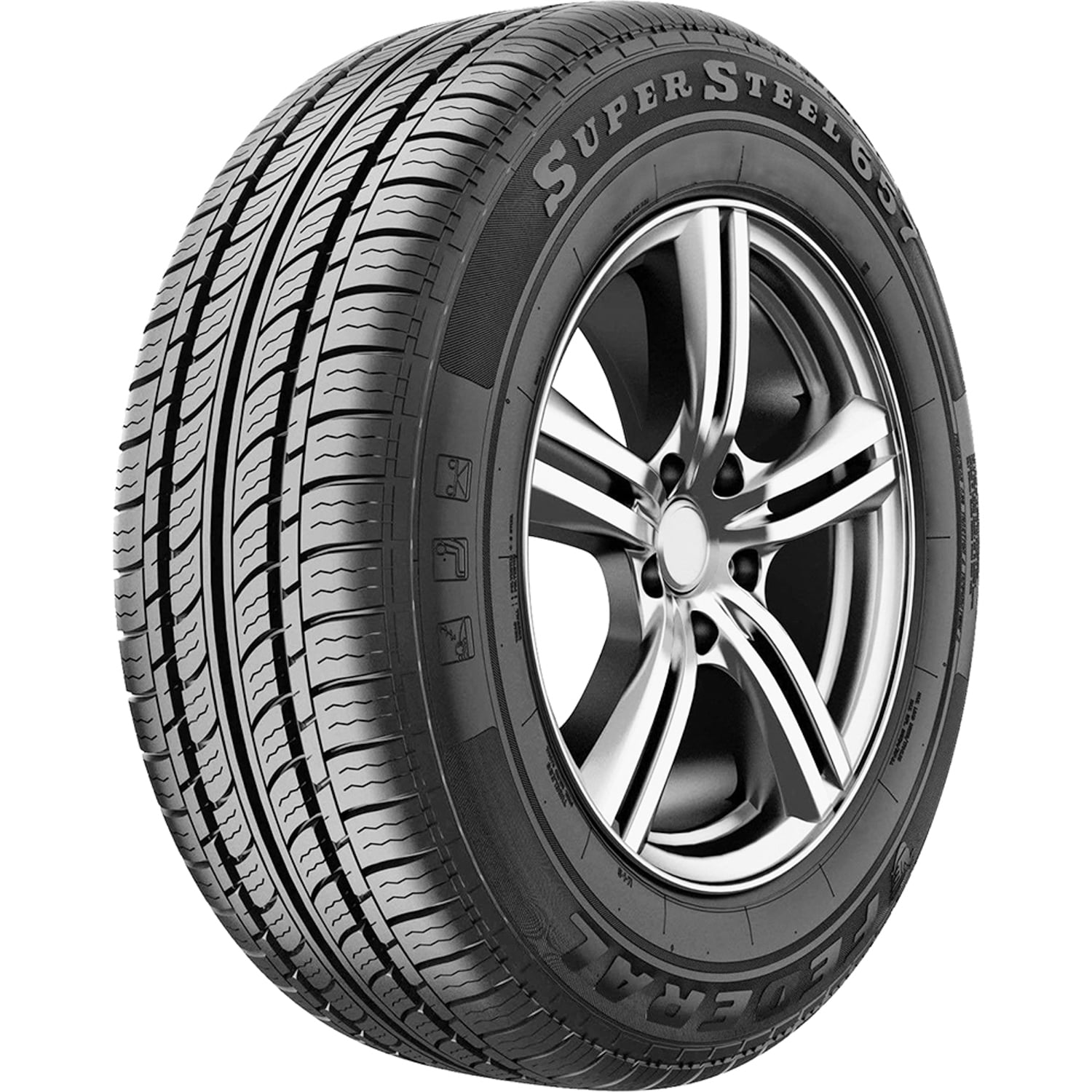 Federal SS-657 SS657 185/60R14 82H All Season High Performance Tire