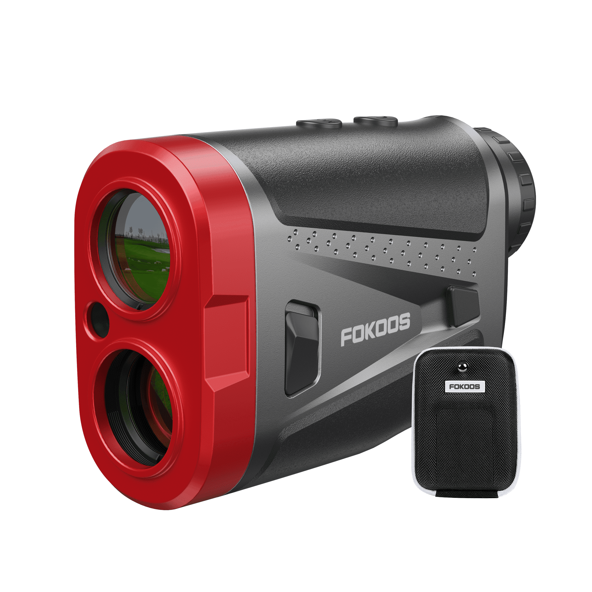 FOKOOS Golfing Laser Rangefinder 7X Magnification with Flag-Lock Vibration, 1200 Yards