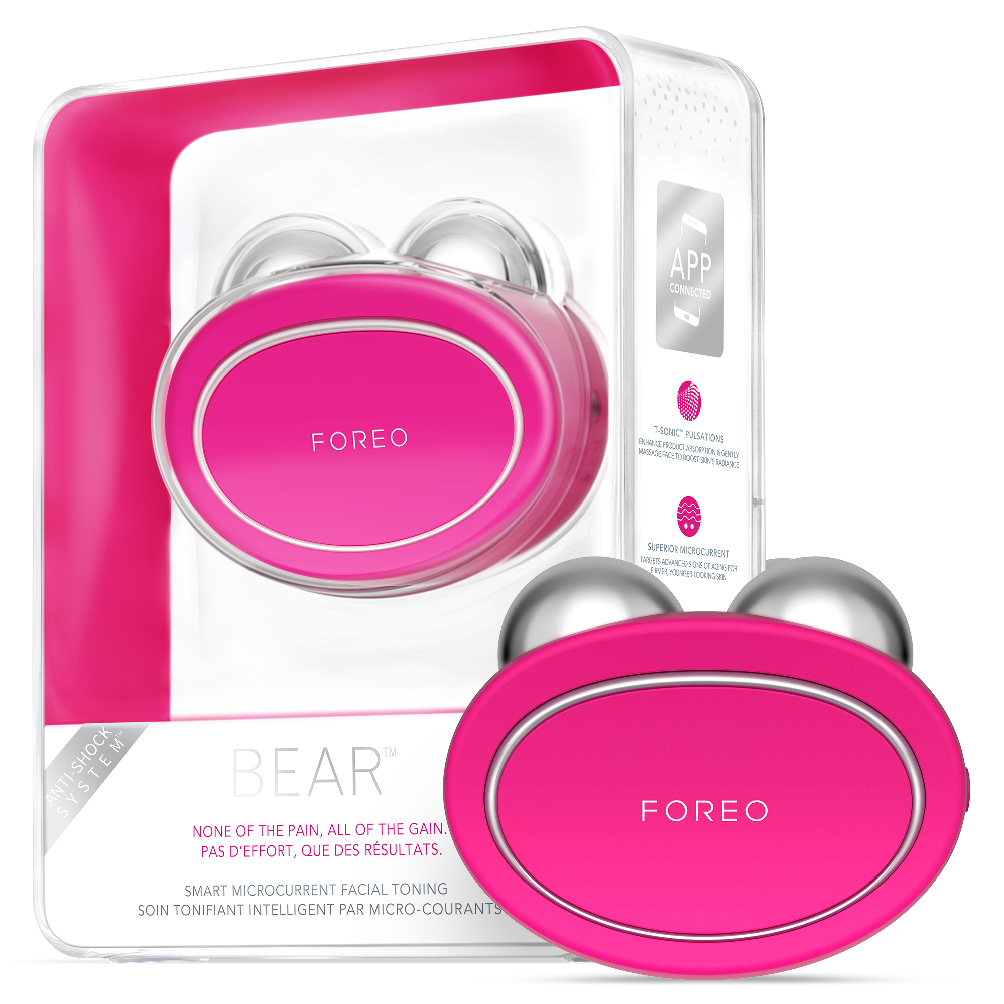FOREO BEAR Facial Toning Device Fuchsia