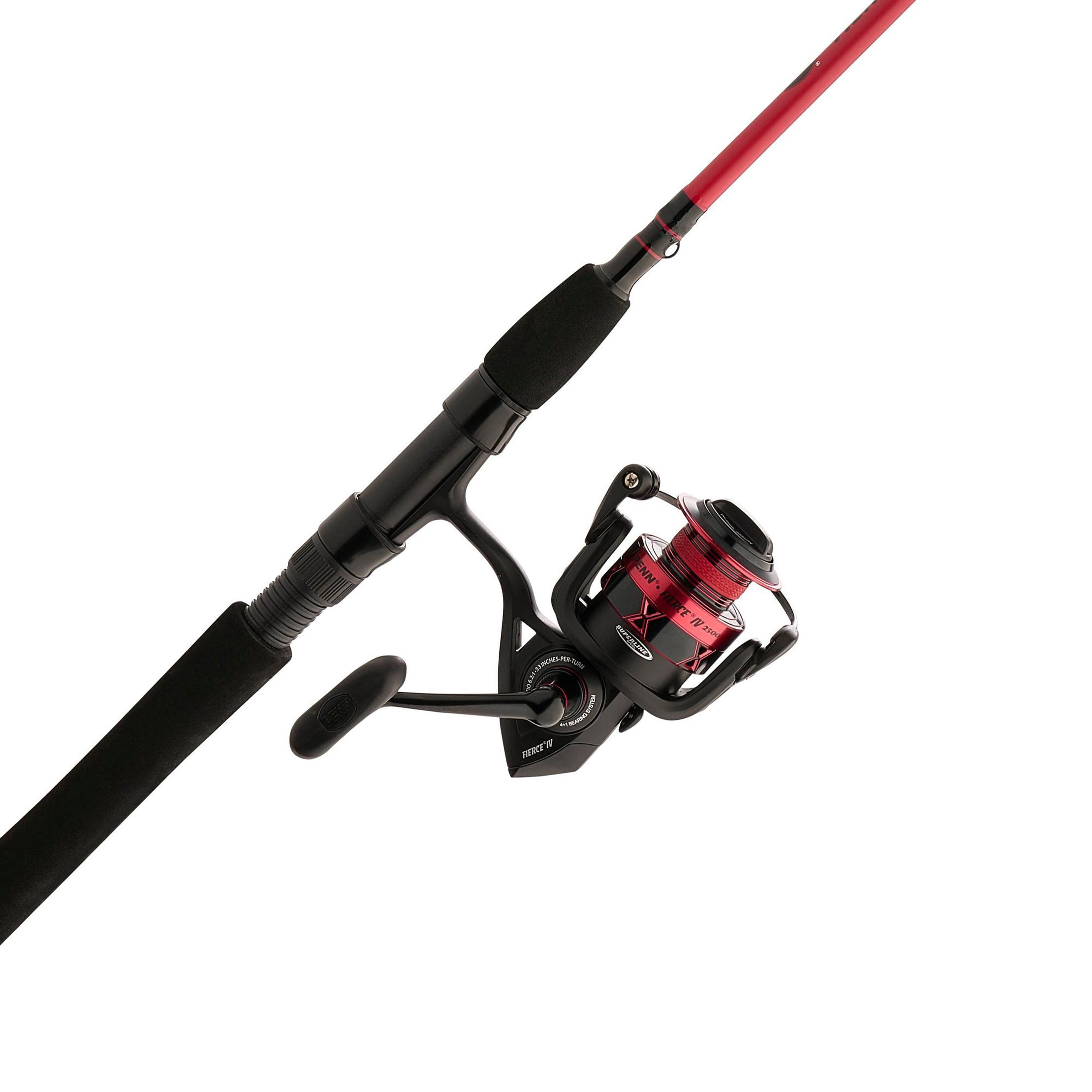 PENN Fierce IV Combo, 8' Medium Heavy Fishing Rod, 5000 Size Reel
