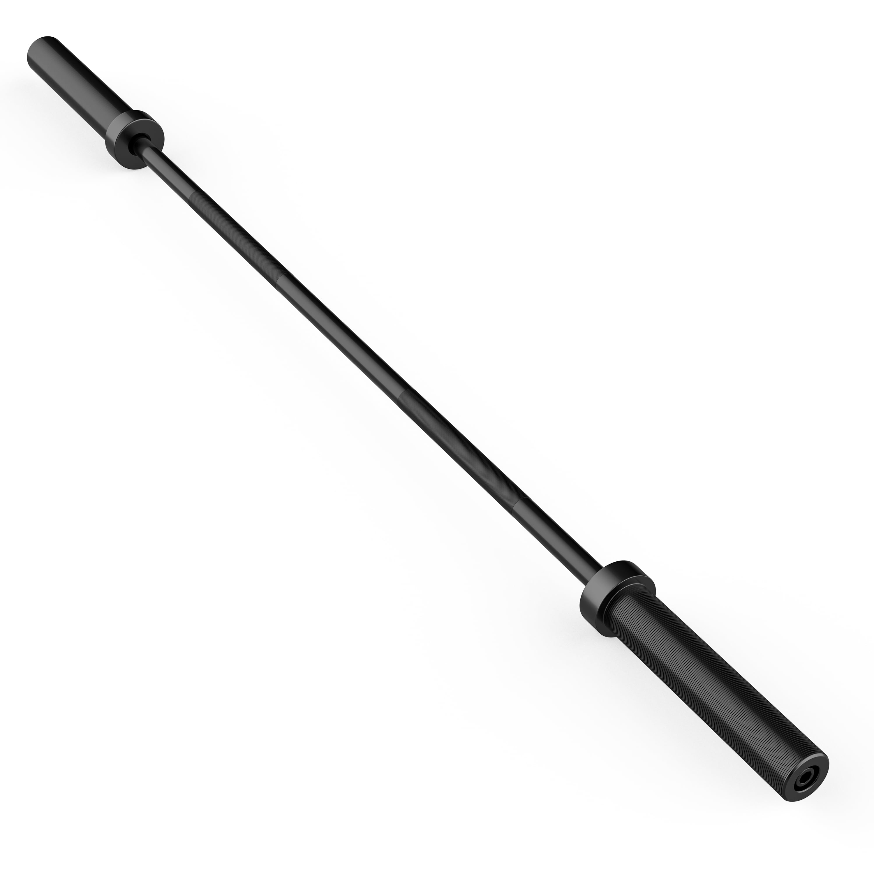 Fixtech Olympic Barbell Bar 7-Foot Weight Bar, Rated 700 lbs for Weight Capacity, Black
