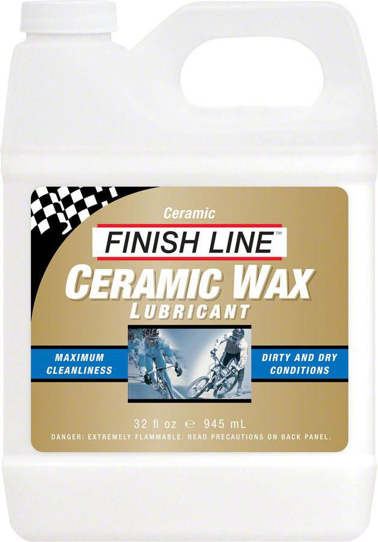 Finish Line Ceramic Bicycle Wax Lube, 32 Oz.
