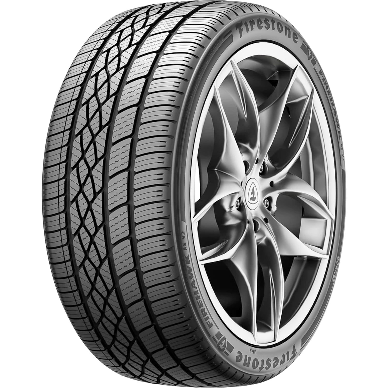 Firestone FireHawk A/S V2 All Season 225/45R19 96W XL Passenger Tire Fits: 2014-17 Mazda 6 Grand Touring, 2011-13 INFINITI G37 IPL