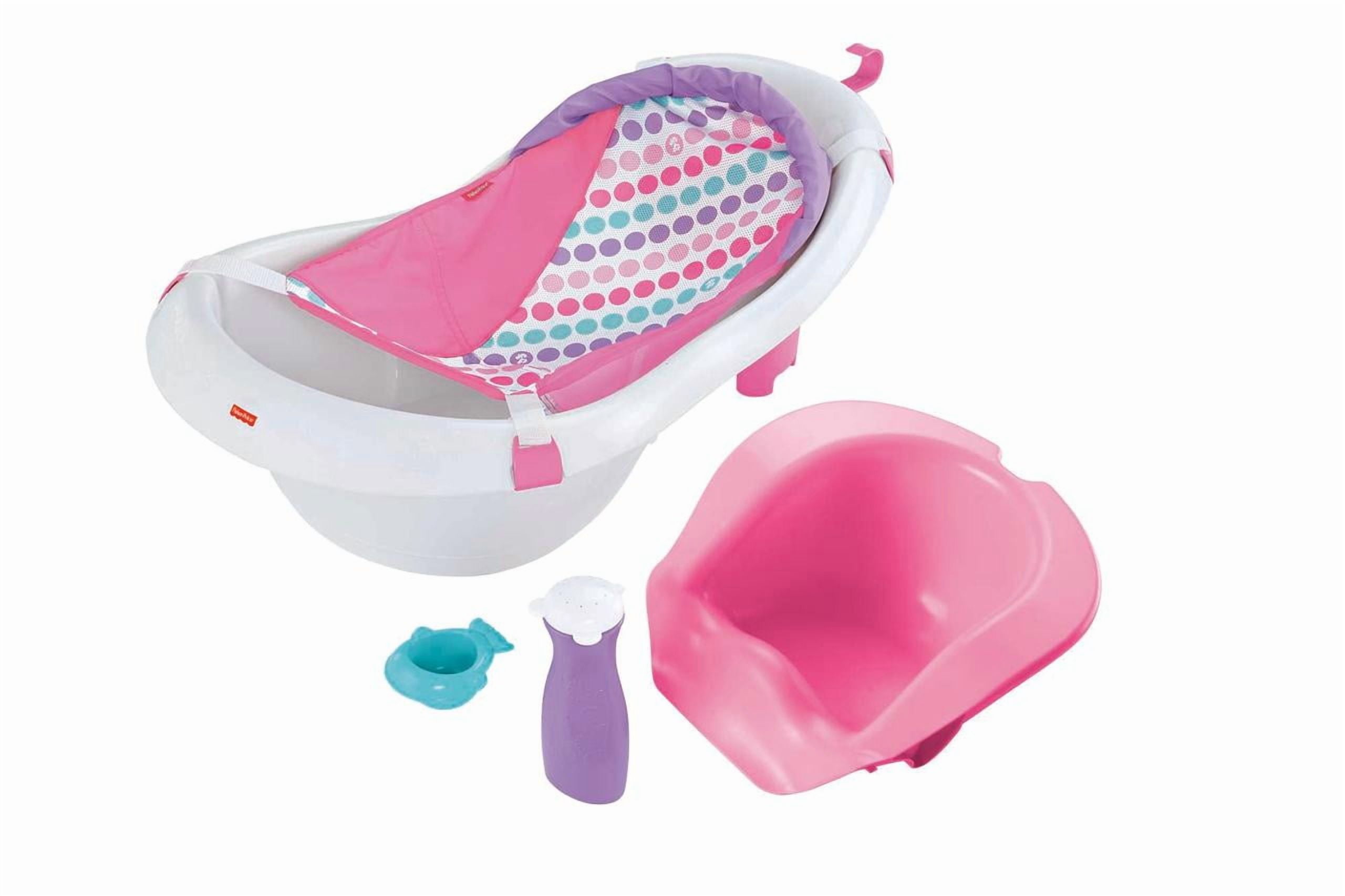 Fisher-Price 4-in-1 Sling 'n Seat Baby Bath Tub Pink