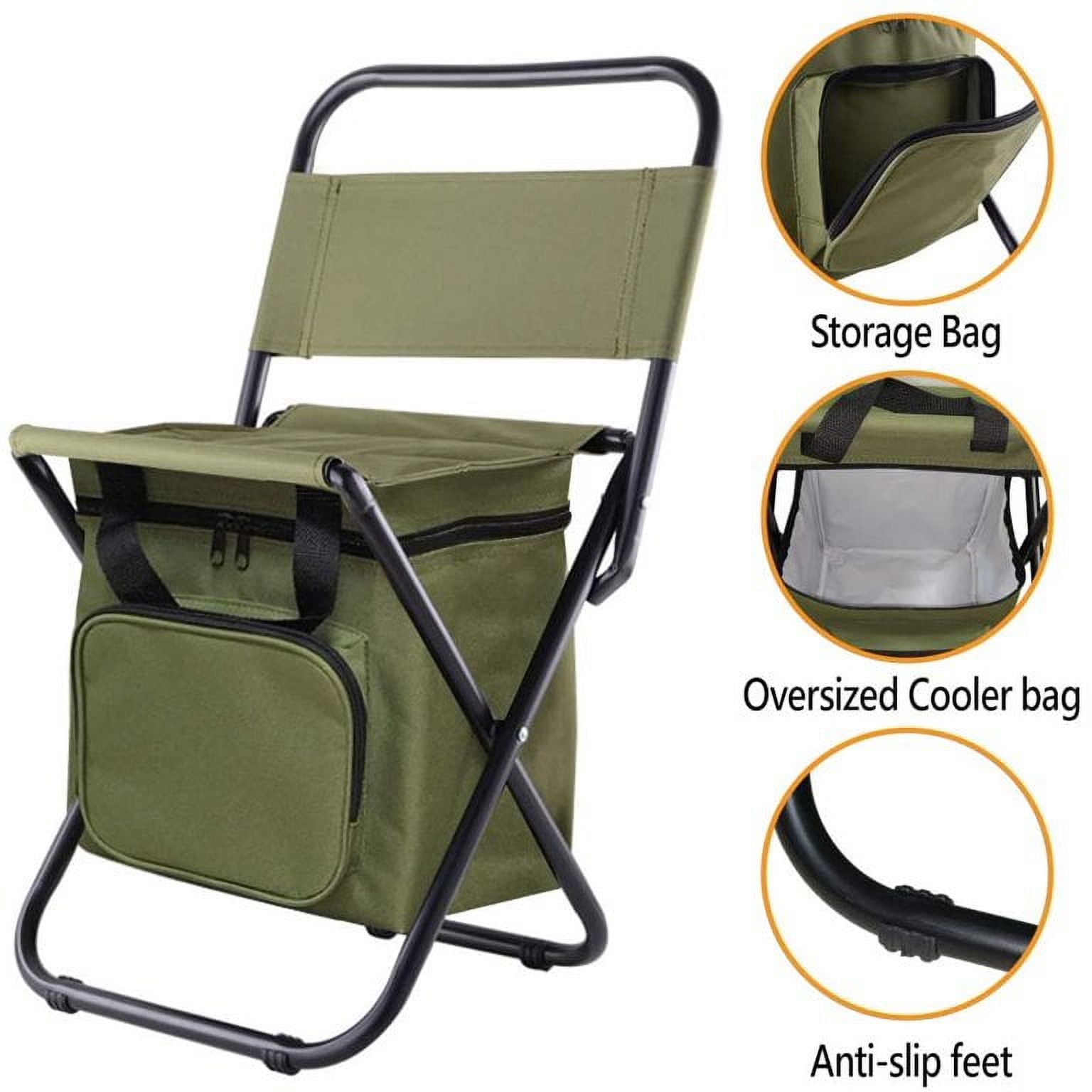 Fishing Chair Folding Chair Portable Effective Stainless Steel Strong Load-bearing Camping